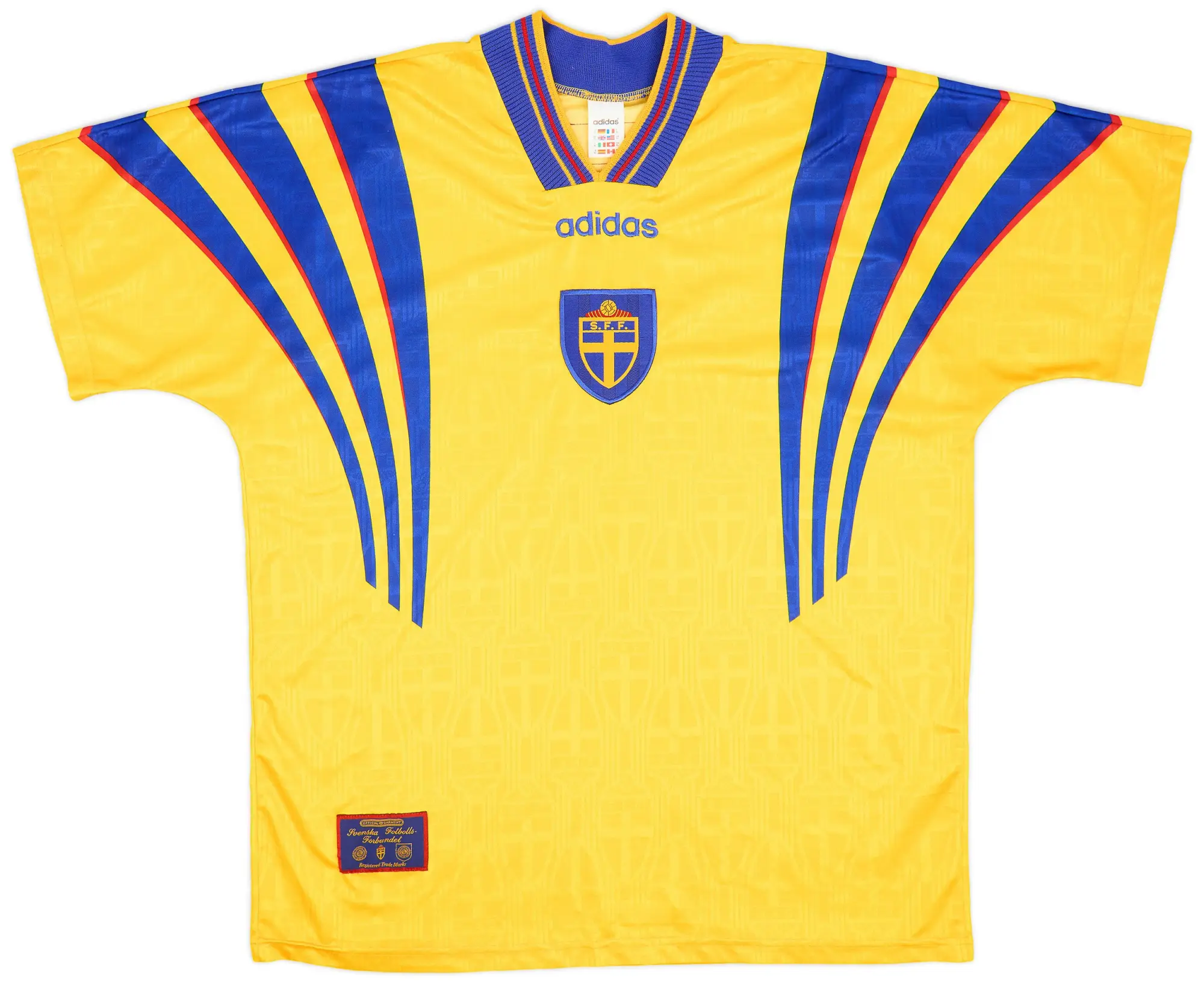 adidas 1997 Sweden Home Shirt - 8/10 - (XL)