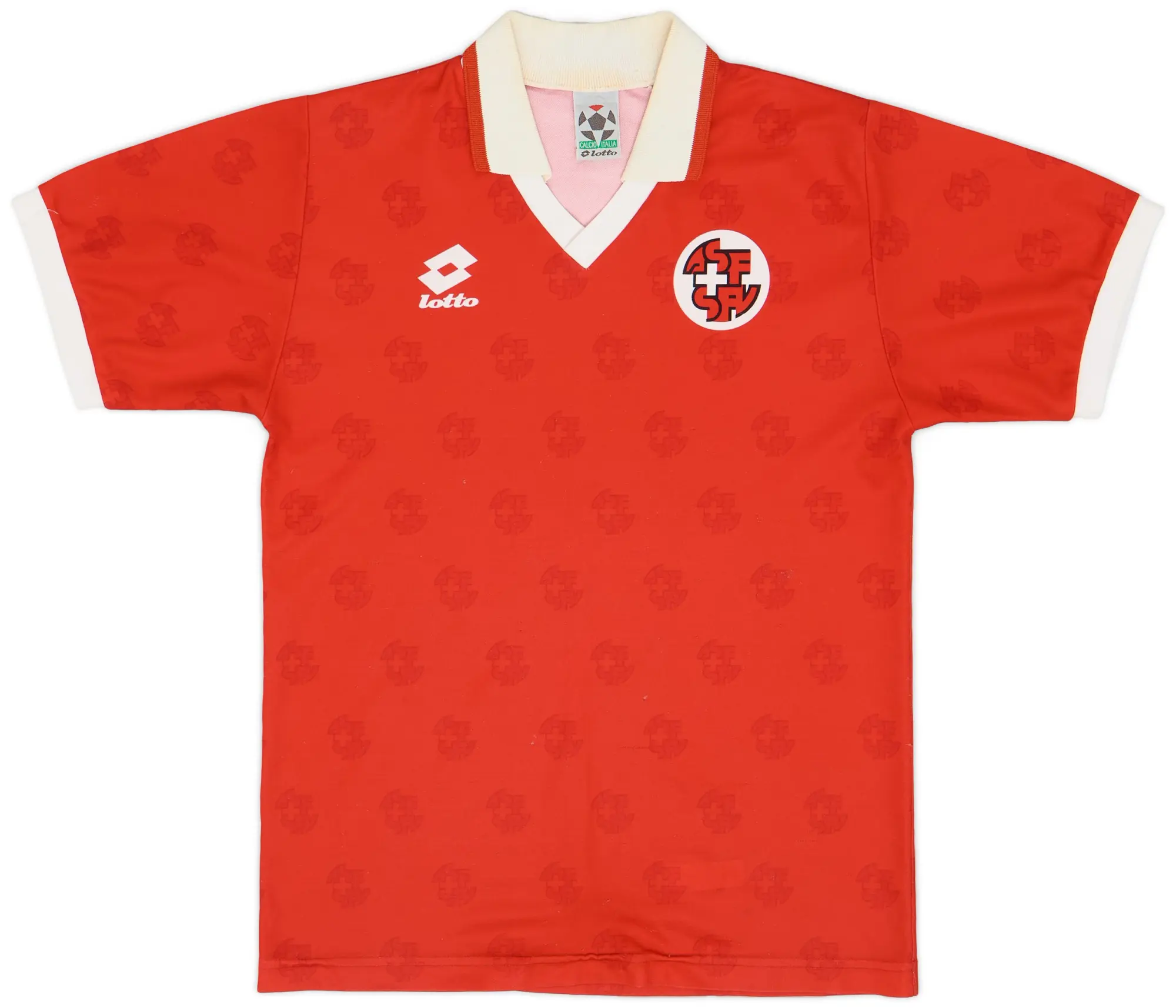 Lotto 1994-96 Switzerland Home Shirt - 8/10 - (XL.Boys)