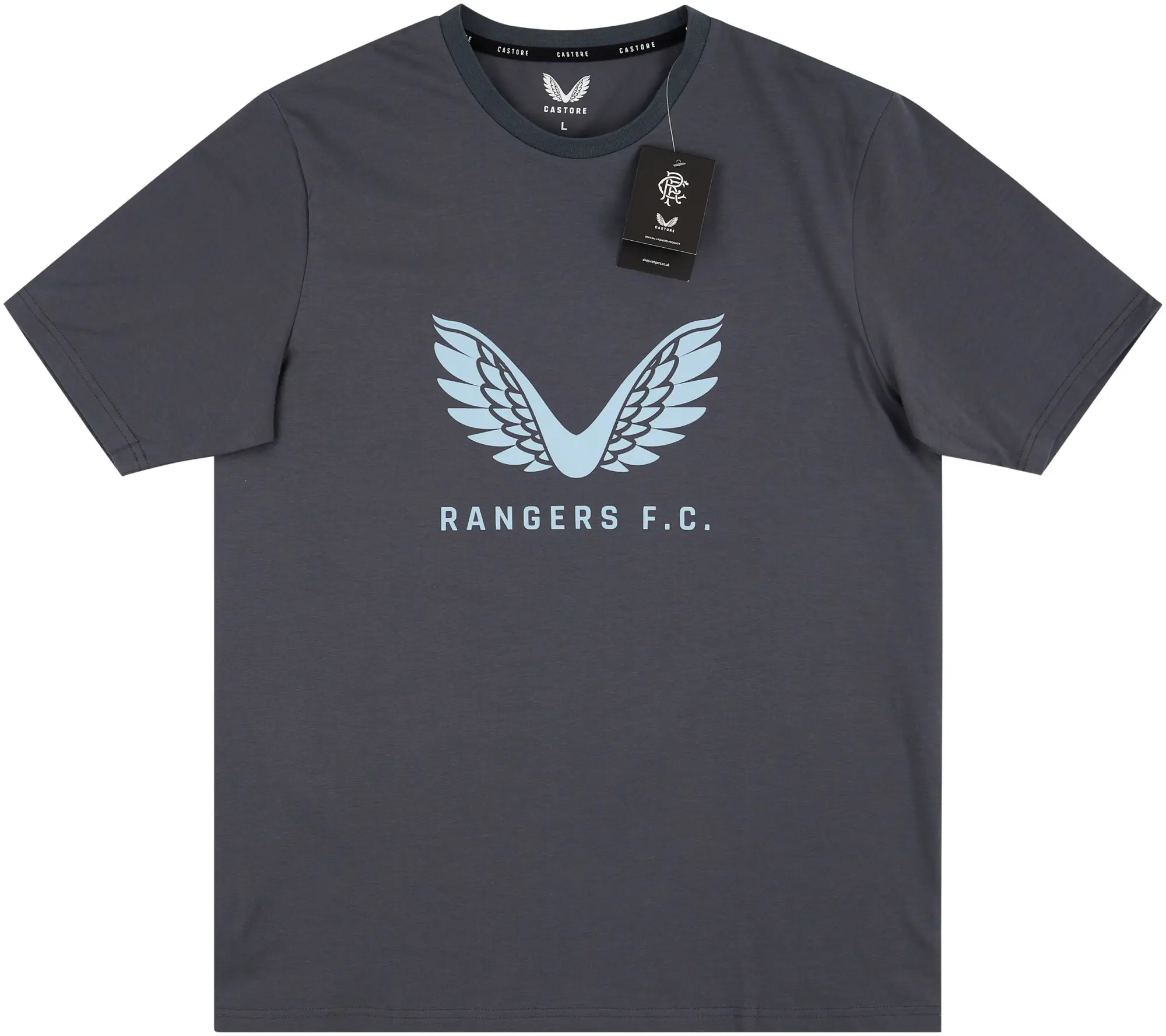 2022-23 Rangers Castore Logo Tee (XS)