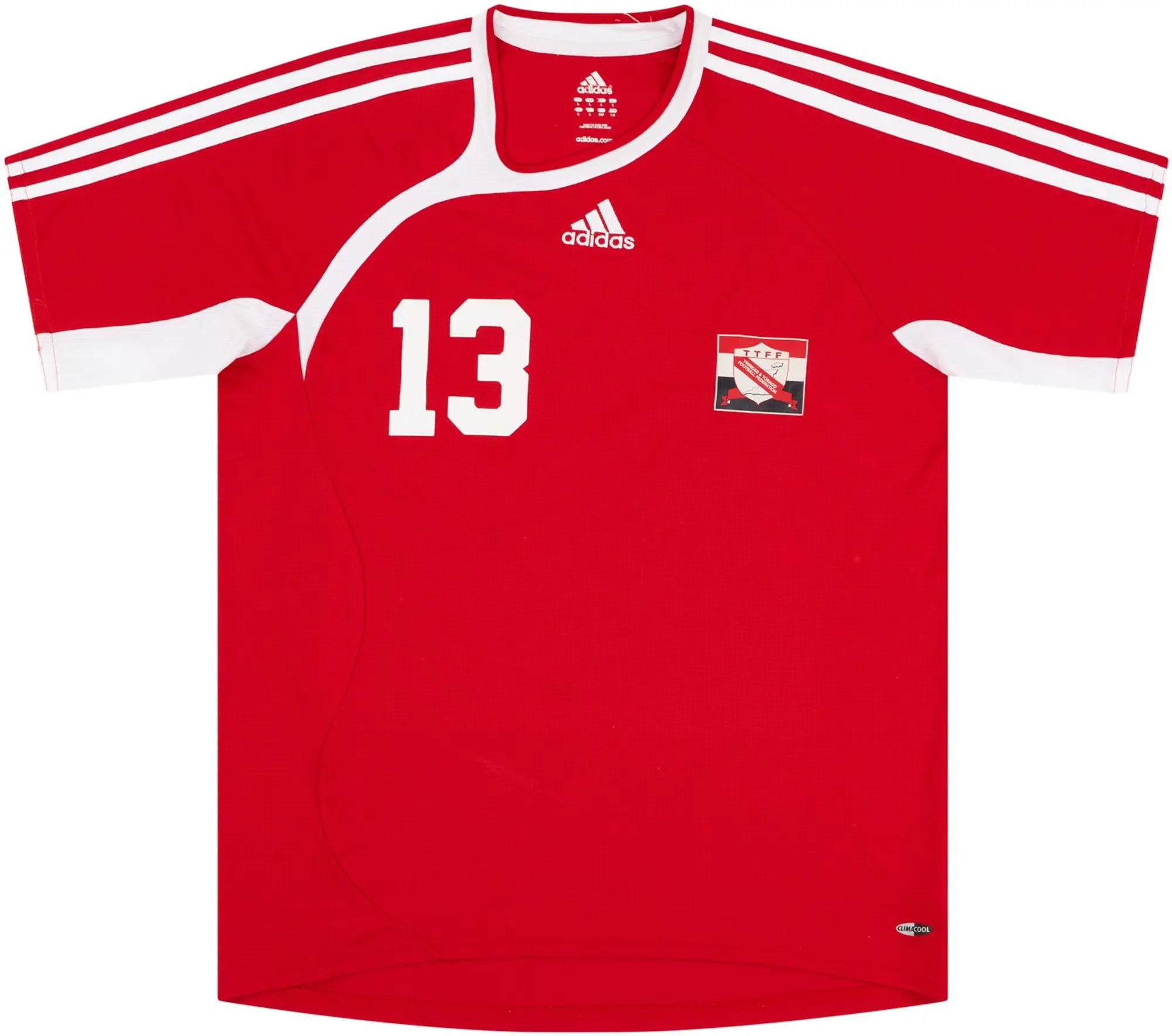 adidas 2006 Trinidad & Tobago Match Issue Home Shirt #13 (Glen) v Wales