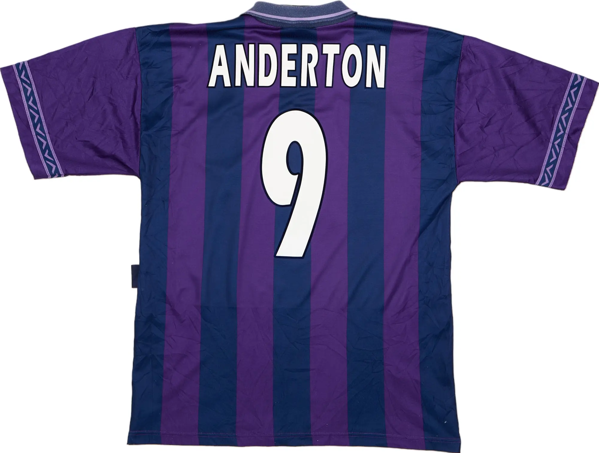 1995-97 Tottenham Away Shirt Anderton #9 - 9/10 - (M)