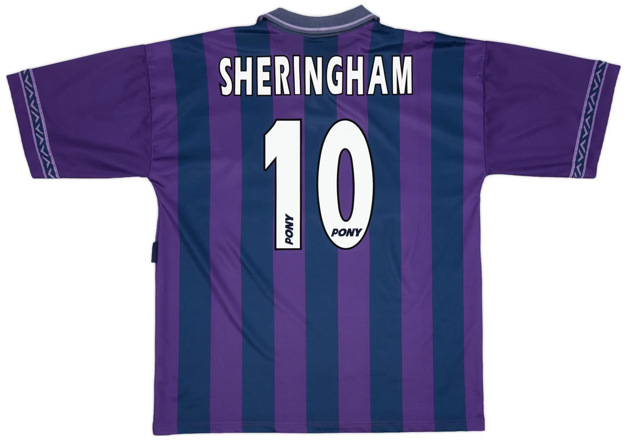 1995-97 Tottenham Away Shirt Sheringham #10 - 8/10 - (XL)