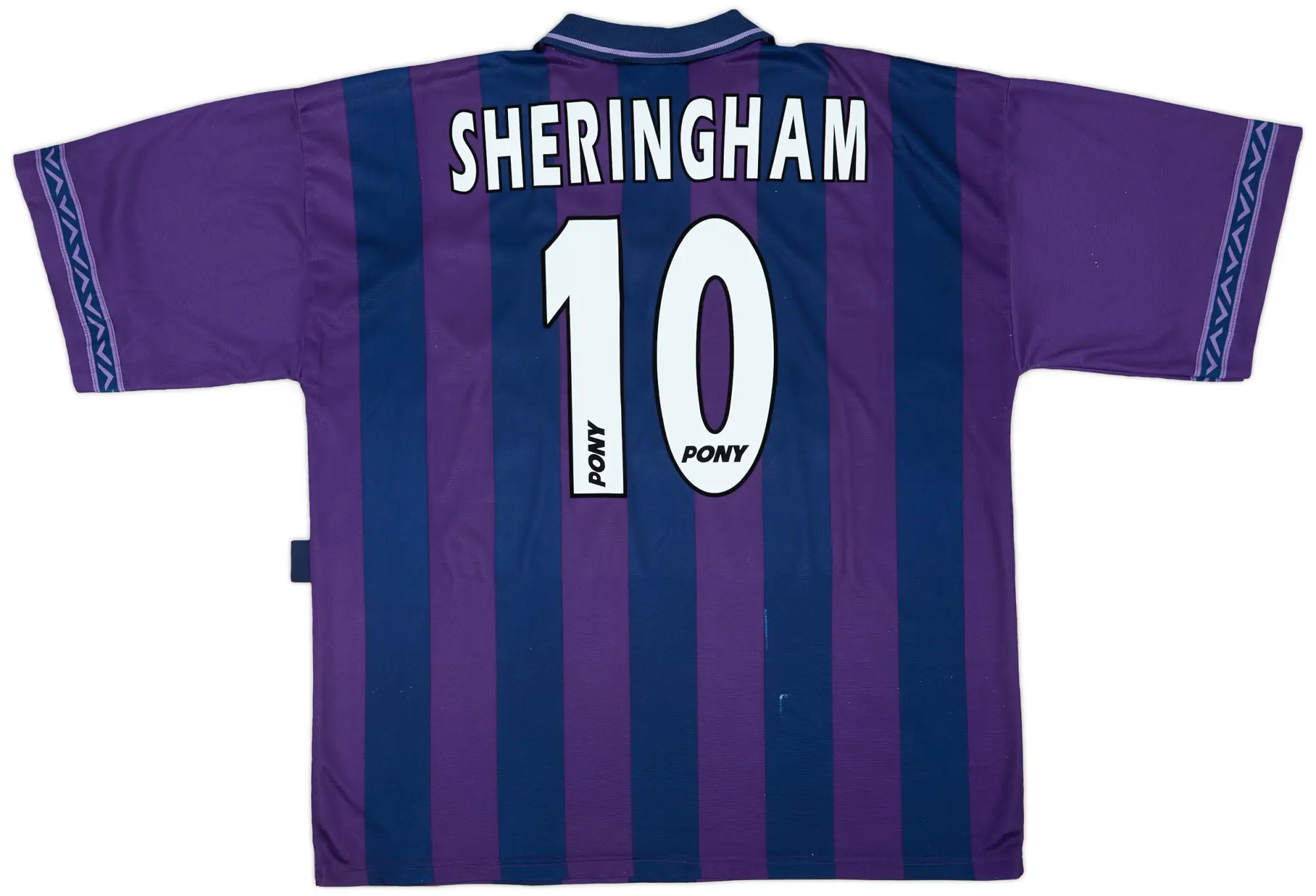 1995-97 Tottenham Away Shirt Sheringham #10 - 7/10 - (XXL)