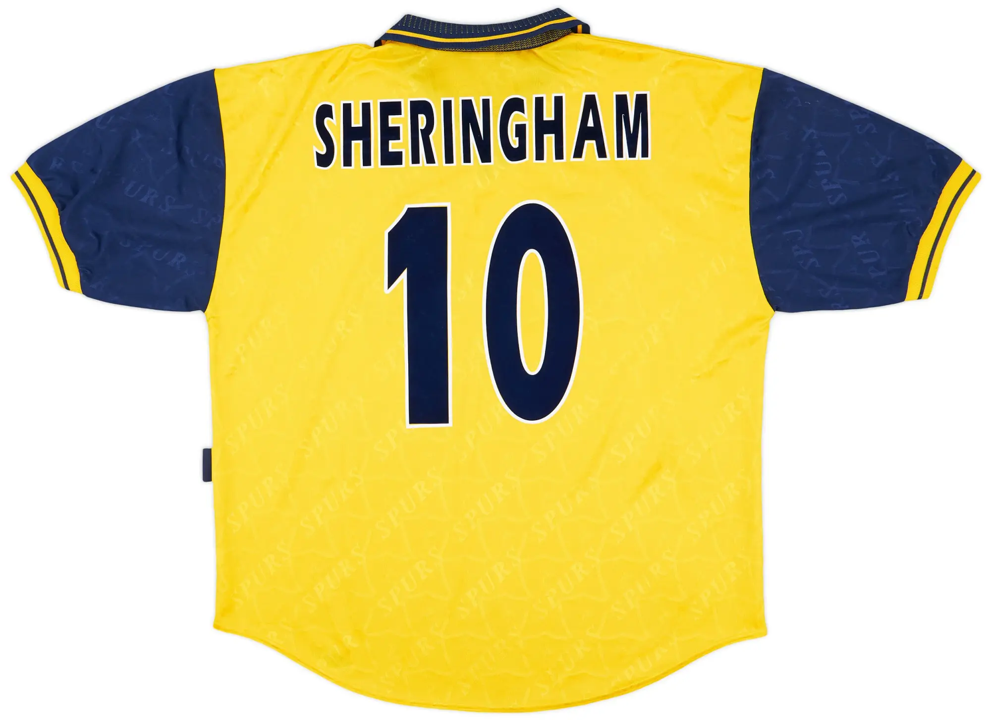 1995-97 Tottenham Third Shirt Sheringham #10 - 9/10 - (XL)