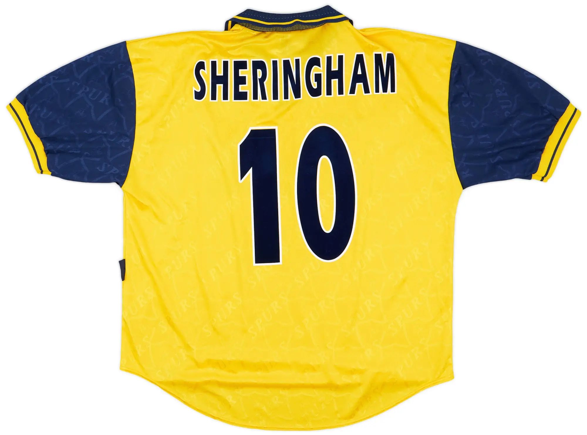 1995-97 Tottenham Third Shirt Sheringham #10 - 9/10 - (XL)