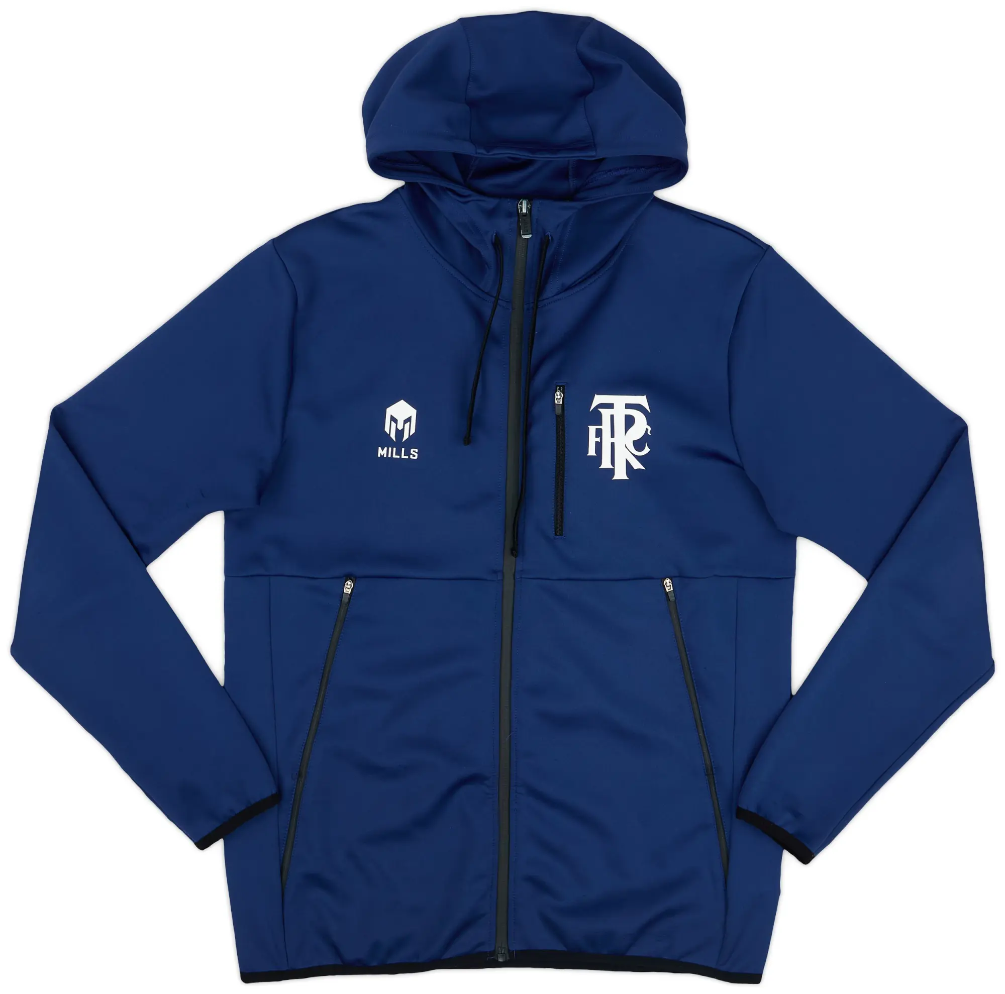 Hoodies/Sweat Tops 2021-22 Tranmere Rovers Mills Hooded Jacket - 9/10 - (S)
