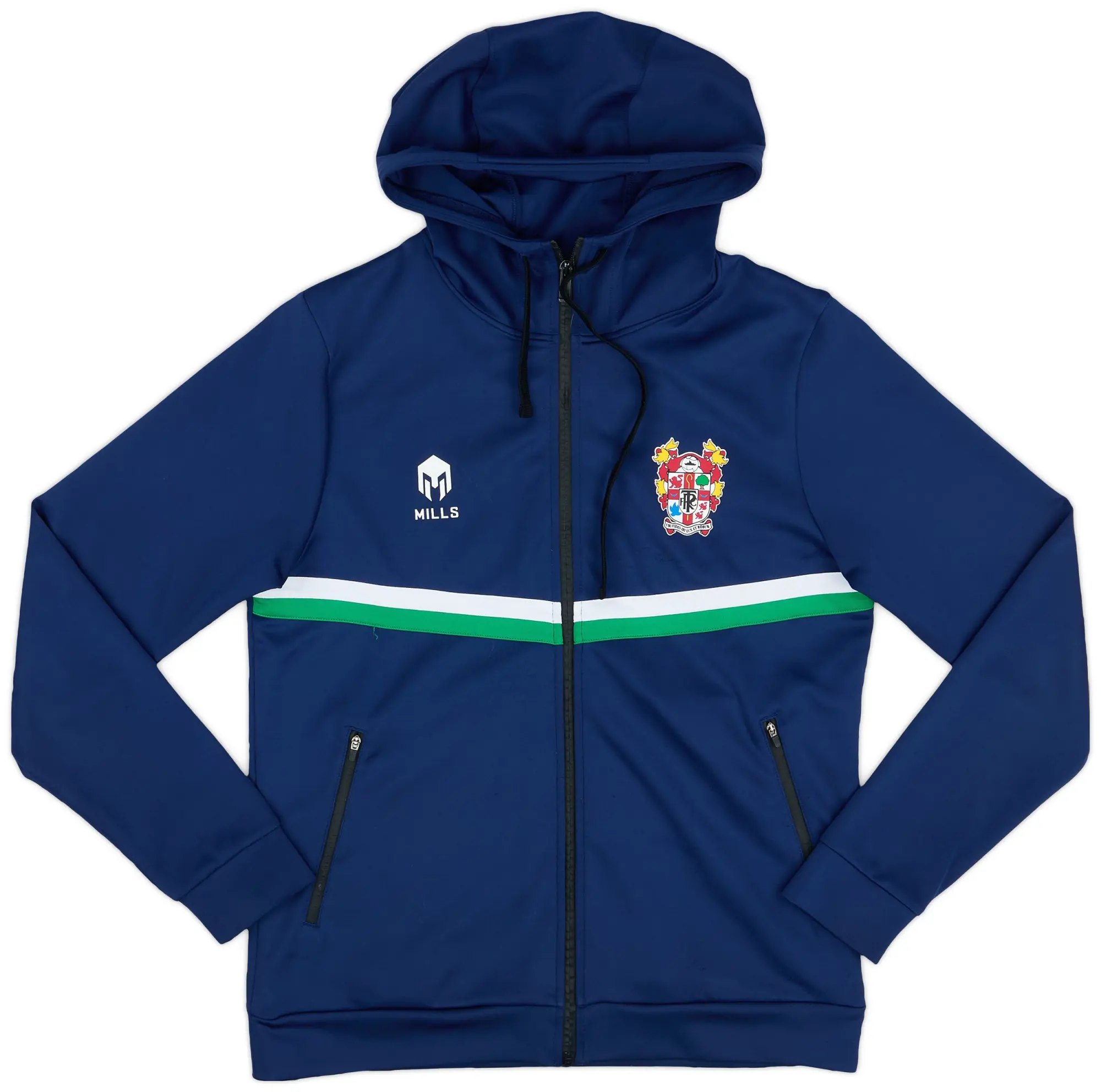Jacket/Coat 2021-22 Tranmere Rovers Mills Hooded Jacket - 8/10 - (S)