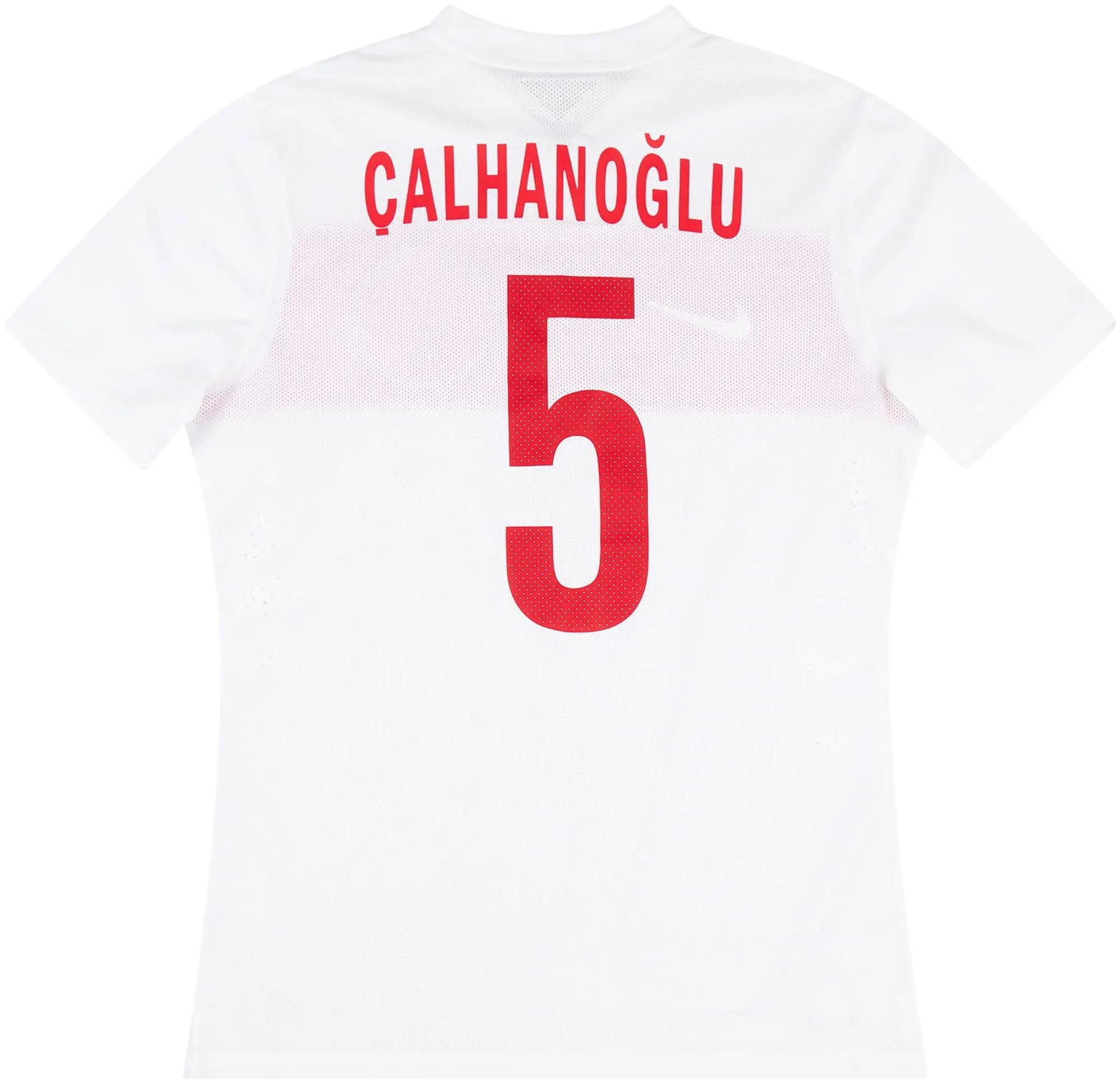 Nike 2014 Turkey Match Issue Home Shirt Calhanoglu #5