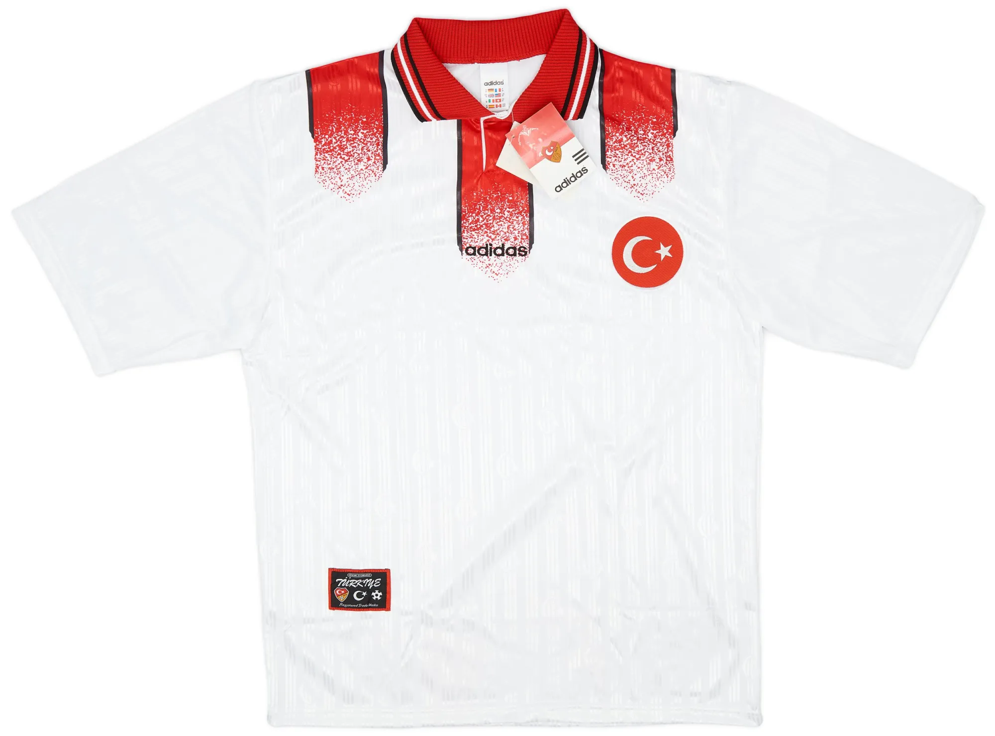 adidas Turkey Mens SS Away Shirt 1996