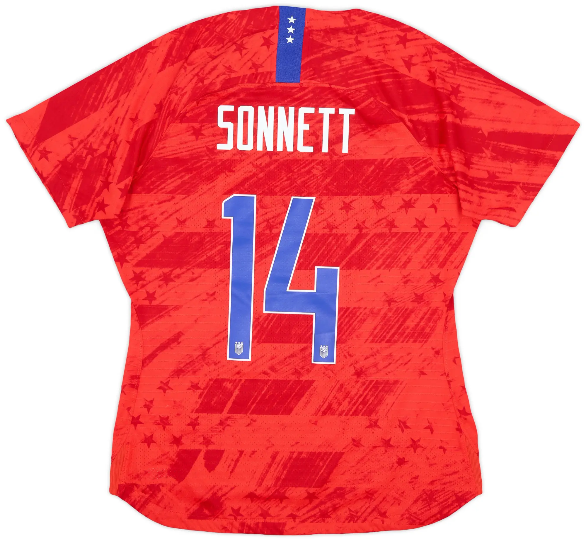 Nike 2019 USA Women's Match Issue Away Shirt Sonnett #14