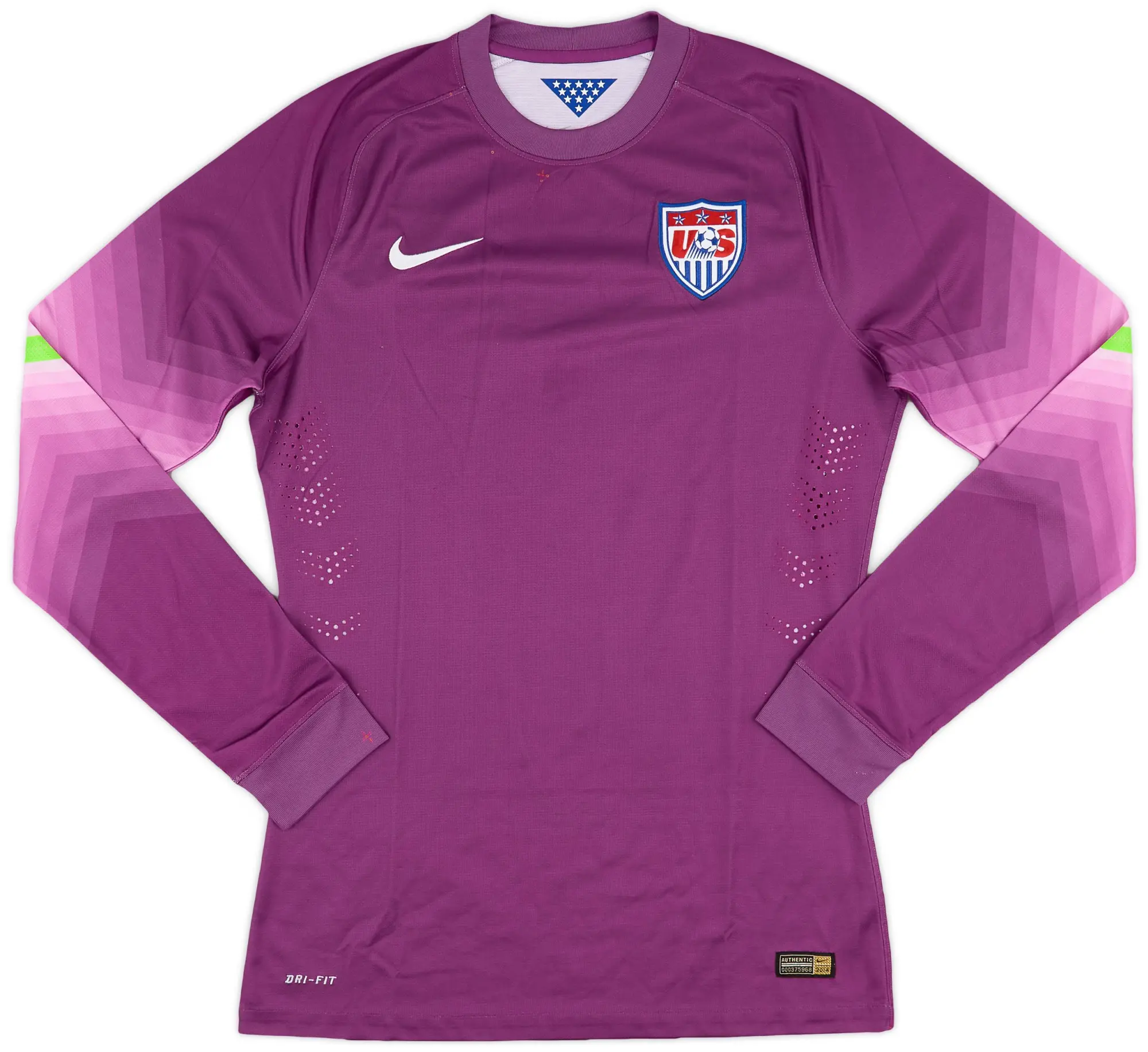 Nike 2014-15 USA Player Issue GK Shirt - 5/10 - (M)