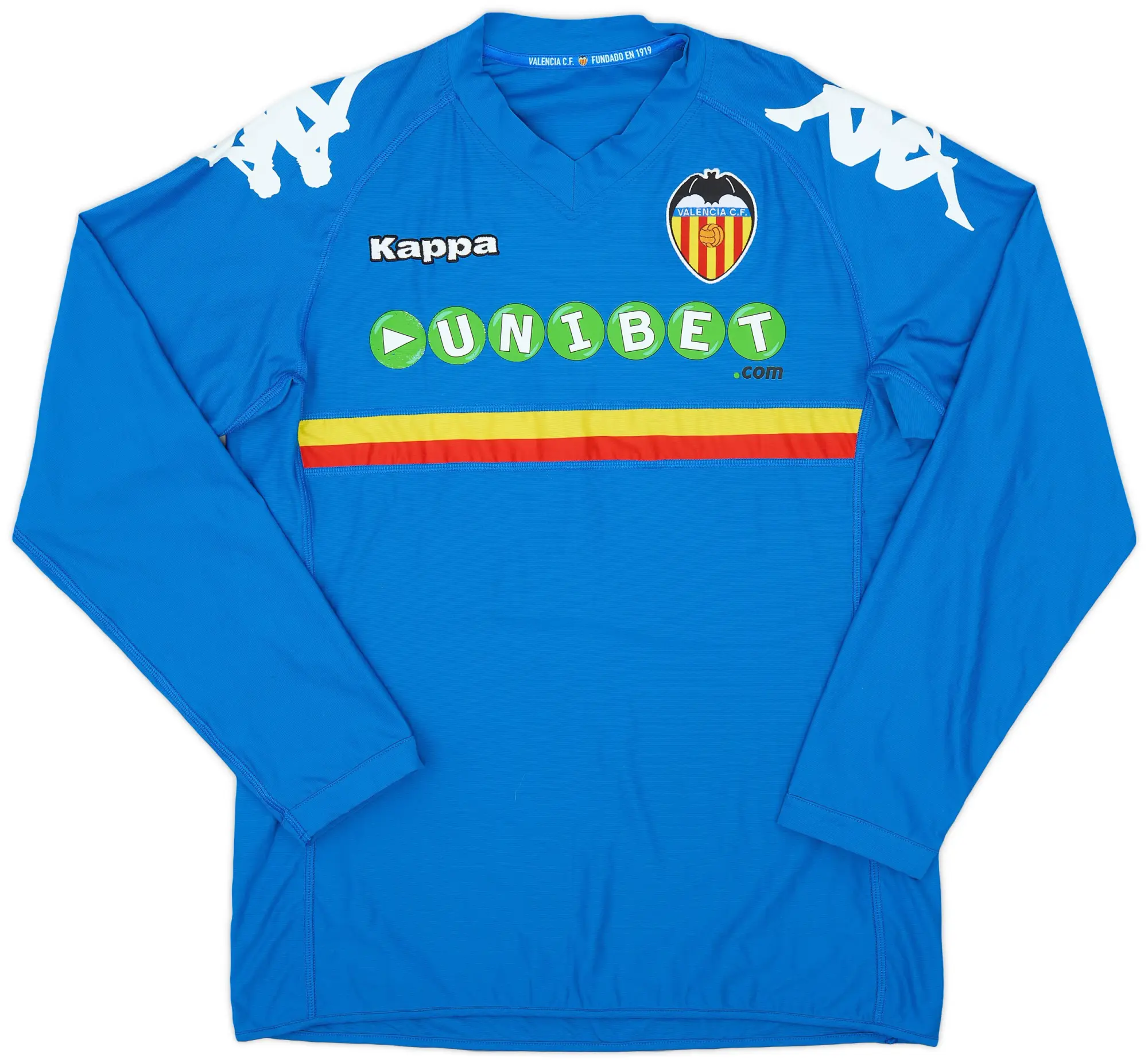 Kappa 2010-11 Valencia Third L/S Shirt - 8/10 - (M)