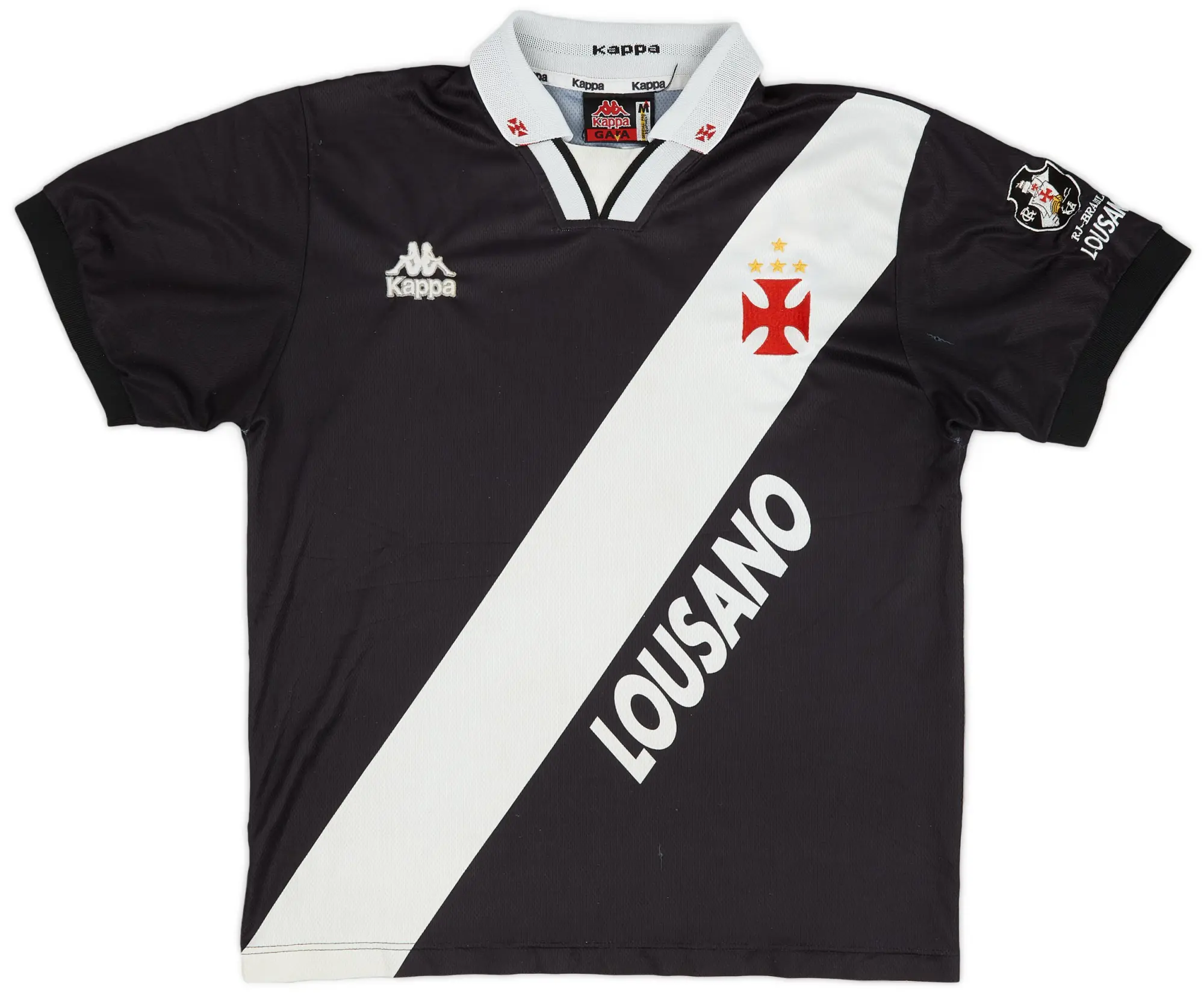 Kappa Vasco da Gama Mens SS Home Shirt 1995/96