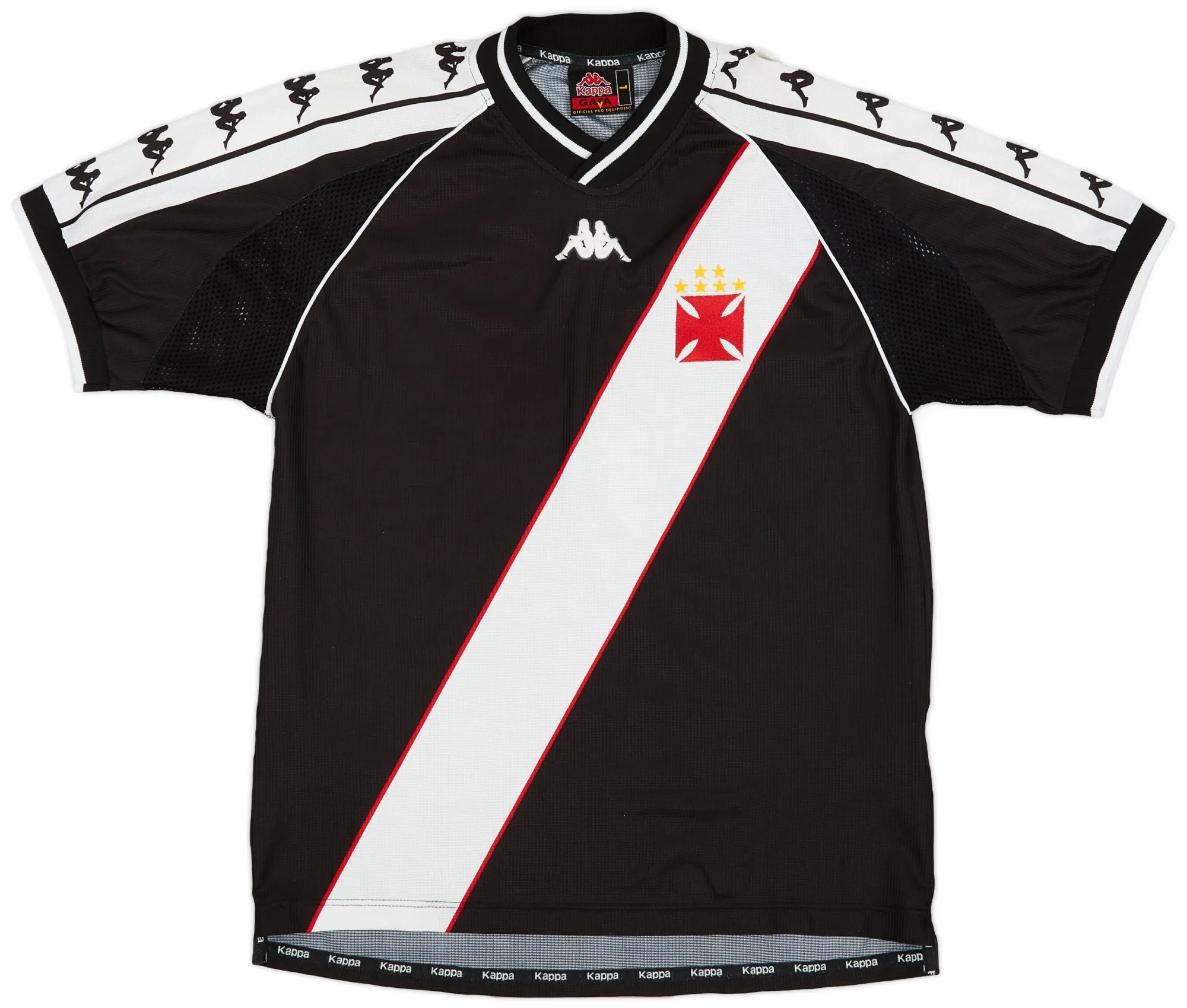 Kappa Vasco da Gama Mens SS Home Shirt 1999/00