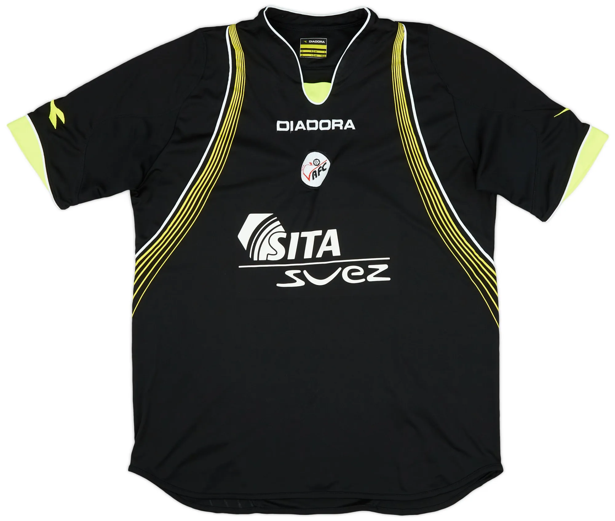 Diadora Valenciennes Mens SS Away Shirt 2007/08