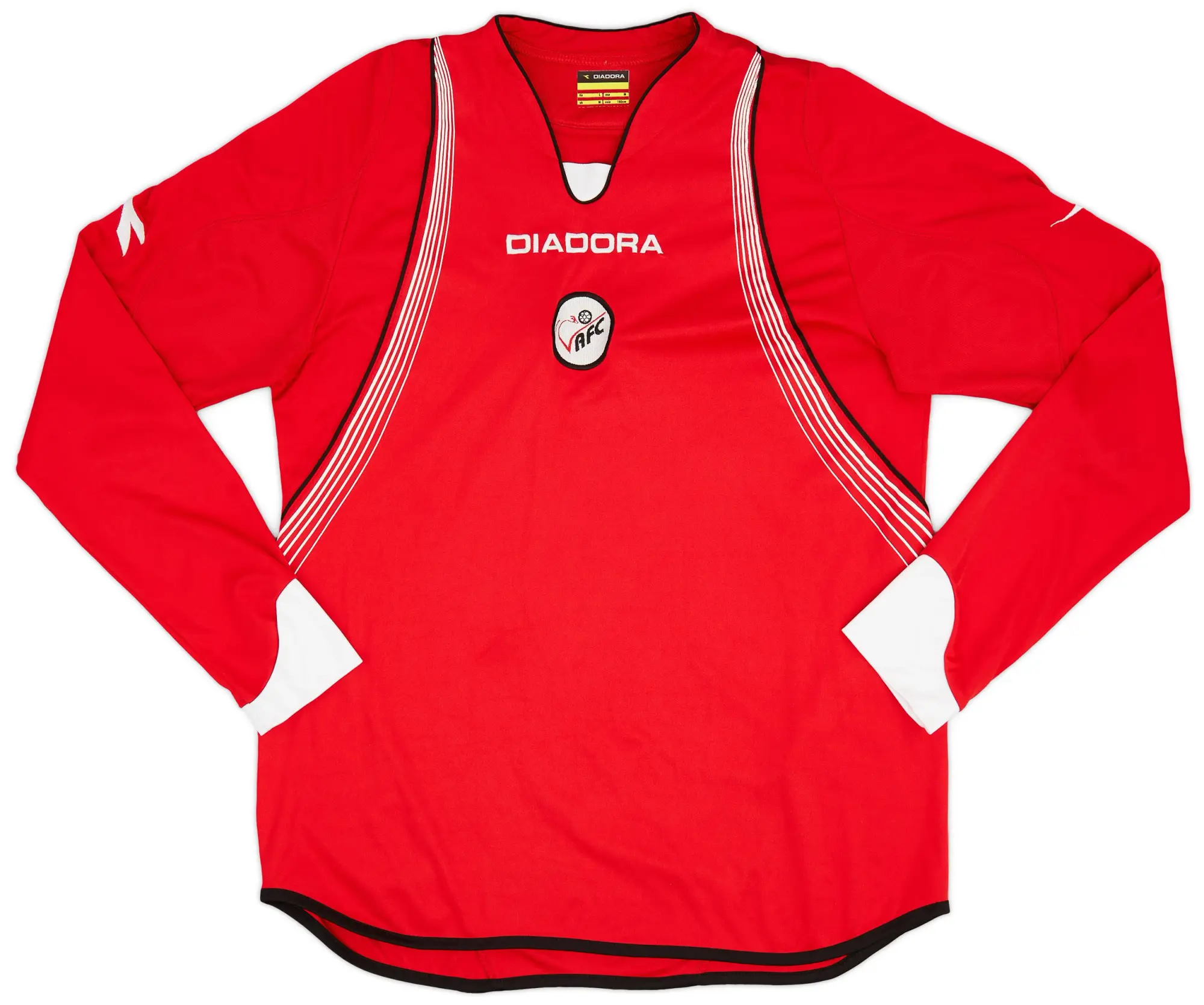 Diadora 2007-08 Valenciennes Home L/S Shirt - 8/10 - (M)