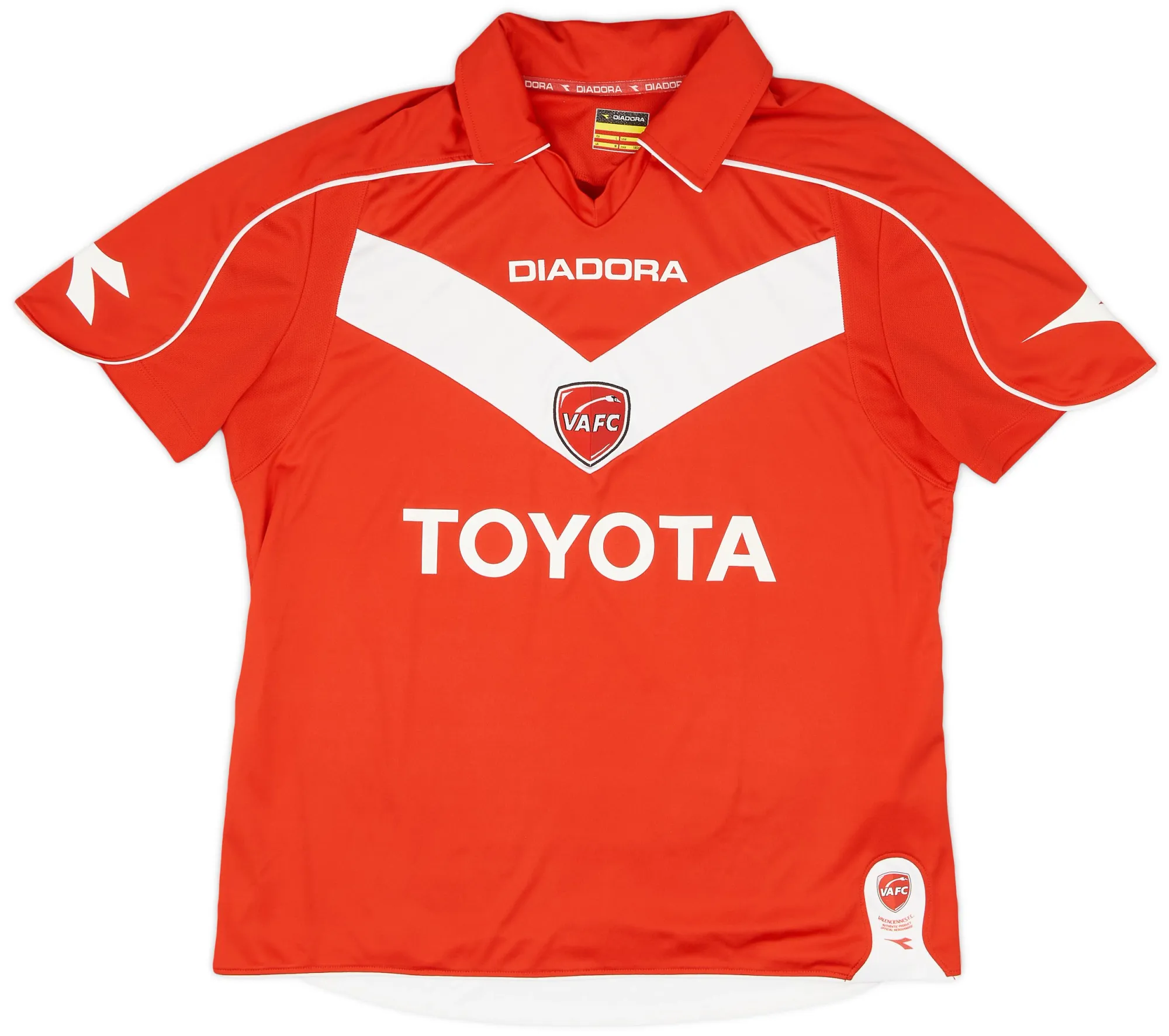 Diadora Valenciennes Mens SS Home Shirt 2008/09