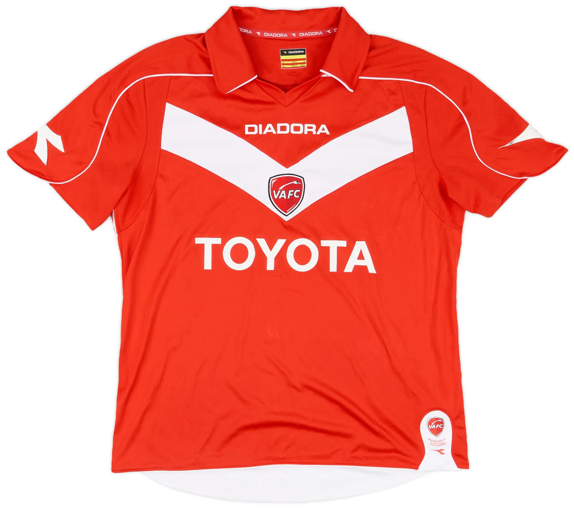 Diadora Valenciennes Mens SS Home Shirt 2008/09