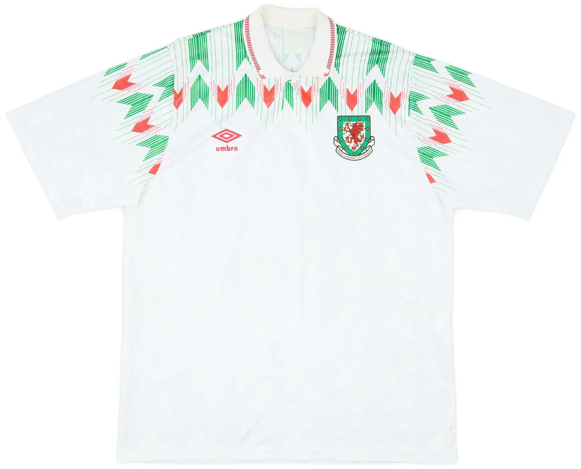 Umbro 1990-92 Wales Away Shirt - 6/10 - (XL)