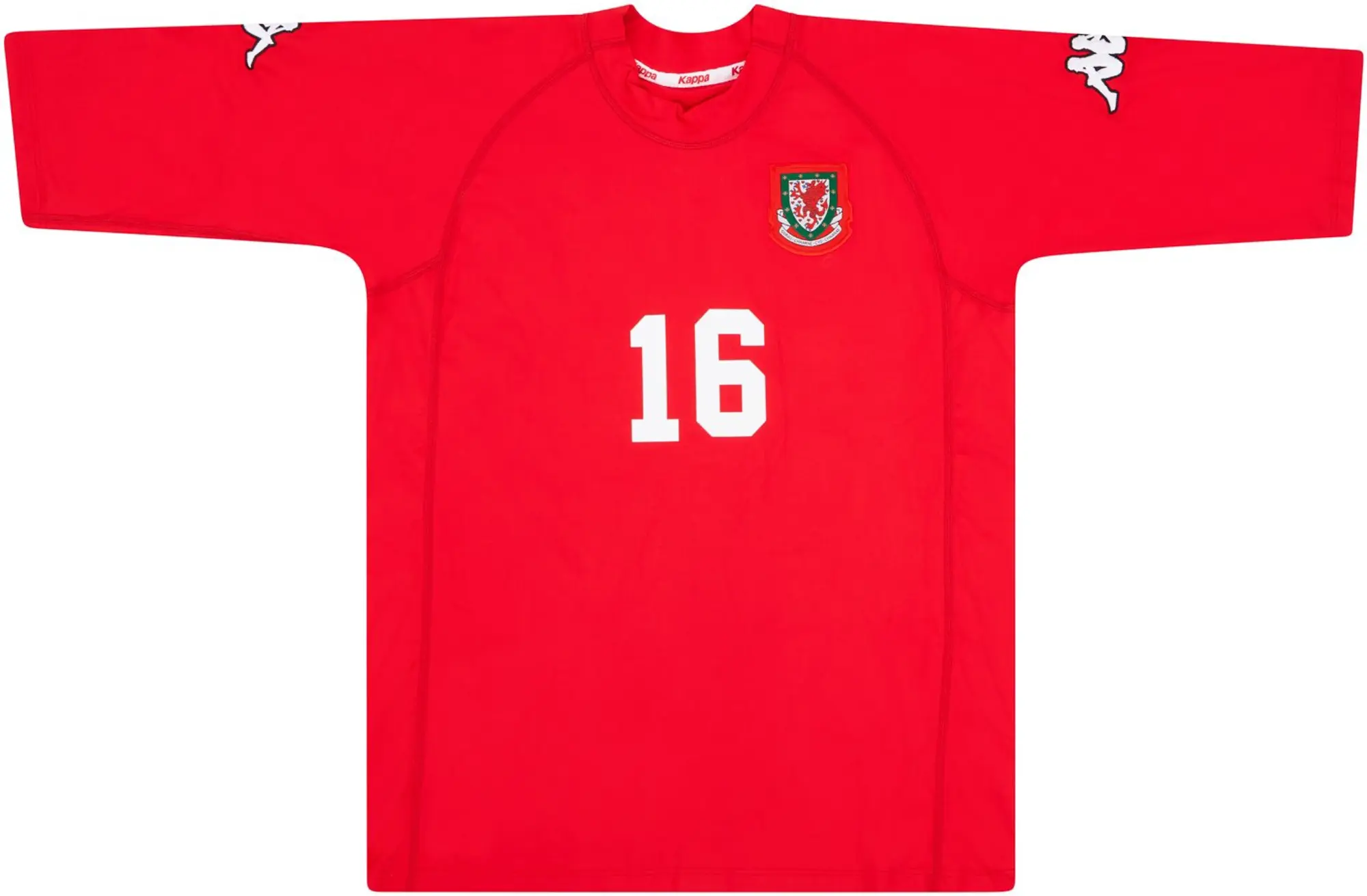 Kappa 2000-01 Wales Match Issue Home Shirt #16 (Symons)