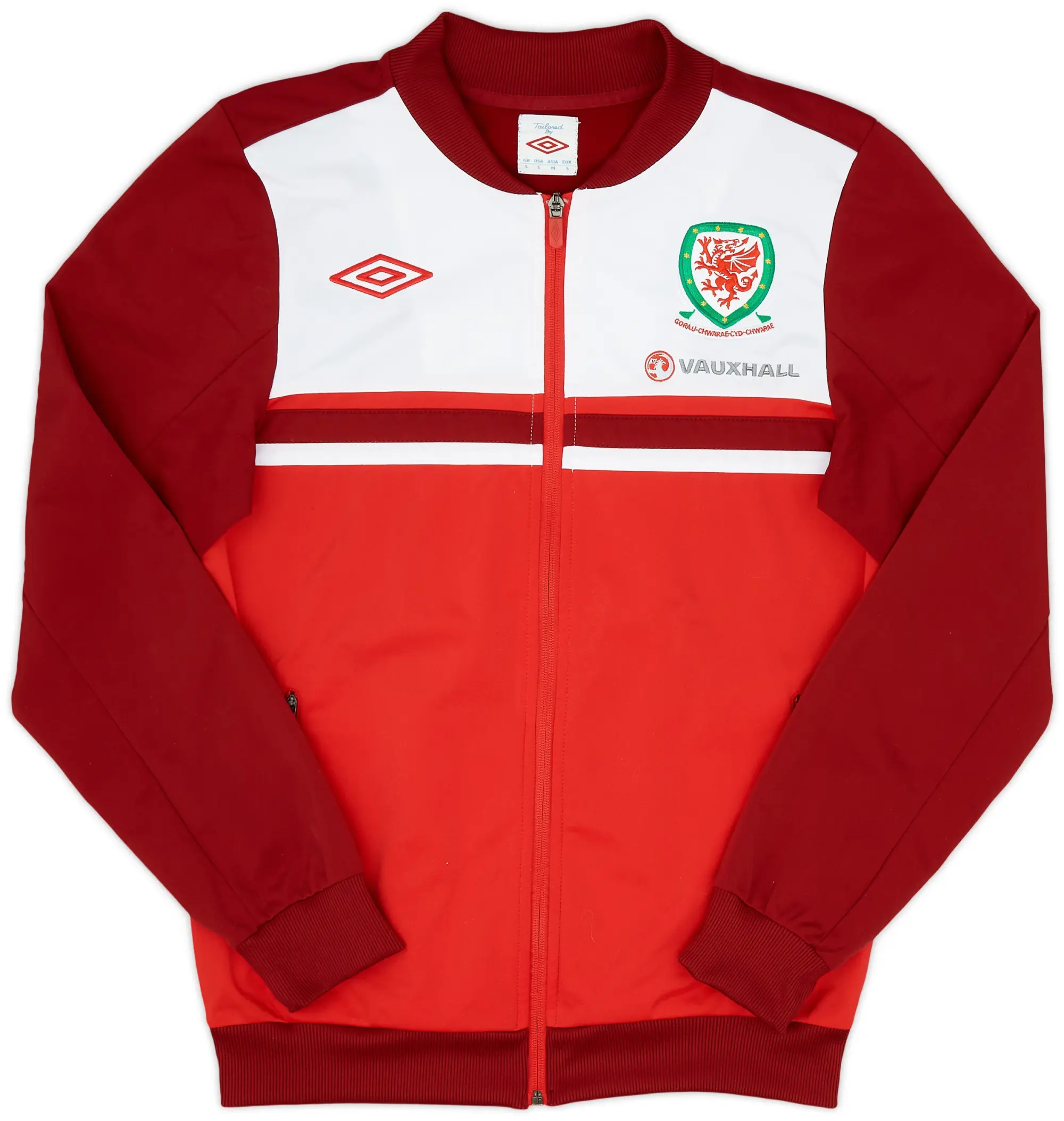 2012-13 Wales Umbro Track Jacket - 9/10 - (S)