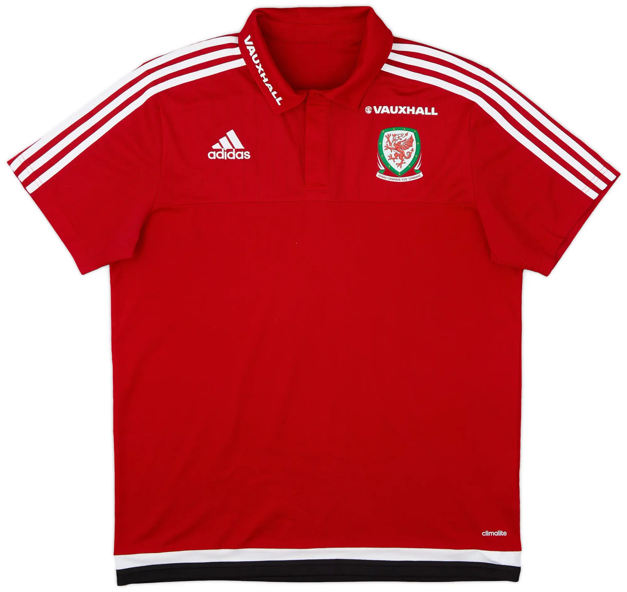 2015-16 Wales adidas Polo Shirt - 9/10 - (L)