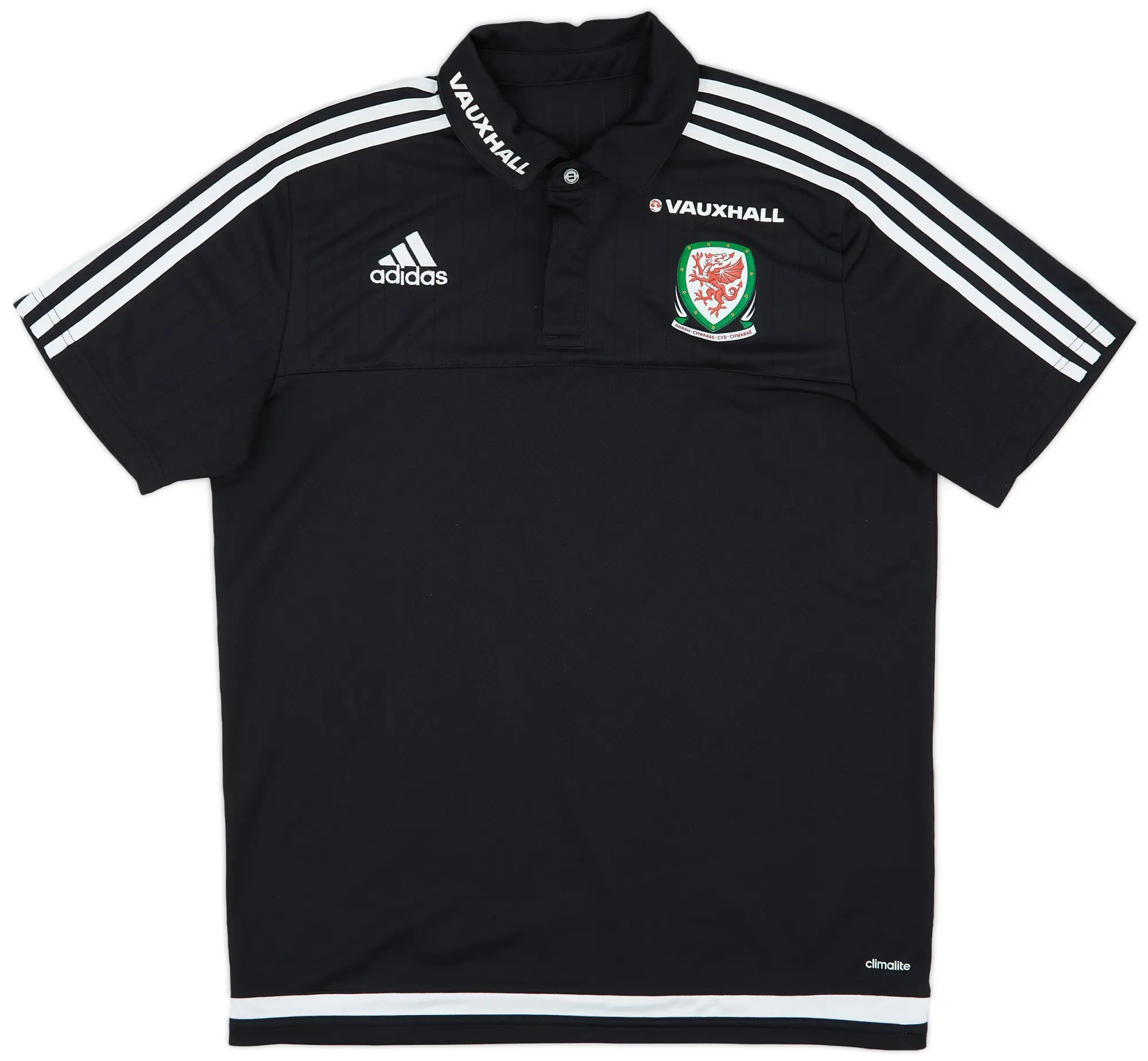 2015-16 Wales adidas Polo Shirt - 8/10 - (L)