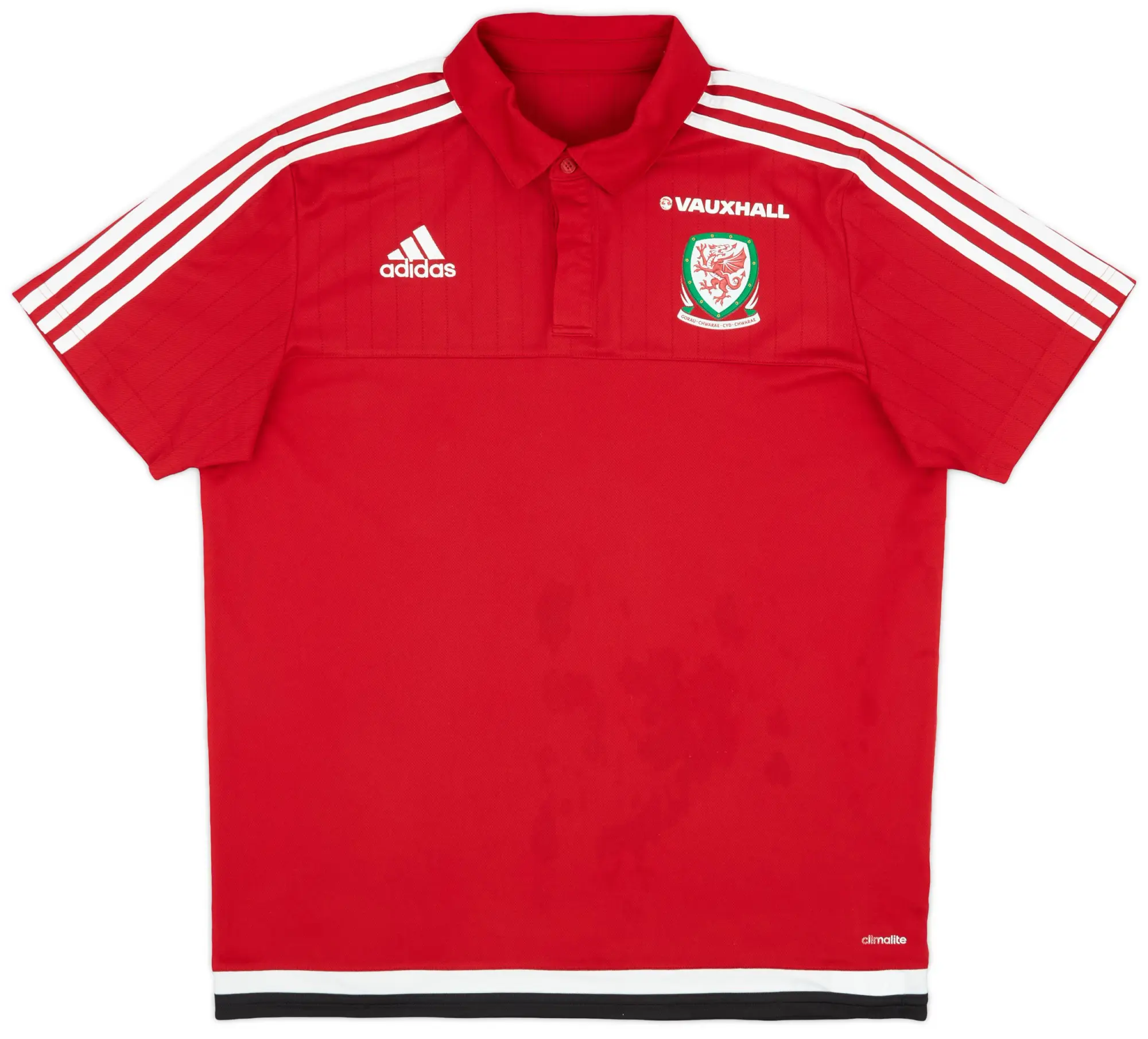 2015-16 Wales adidas Polo Shirt - 6/10 - (L)