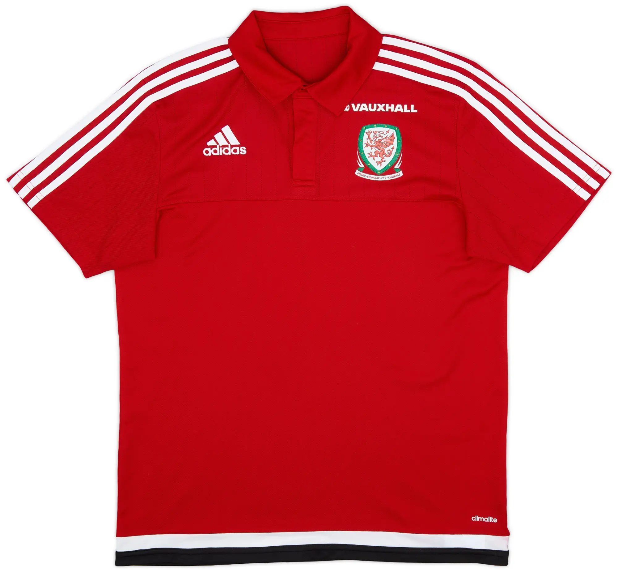 2016-17 Wales adidas Polo Shirt - 9/10 - (M)