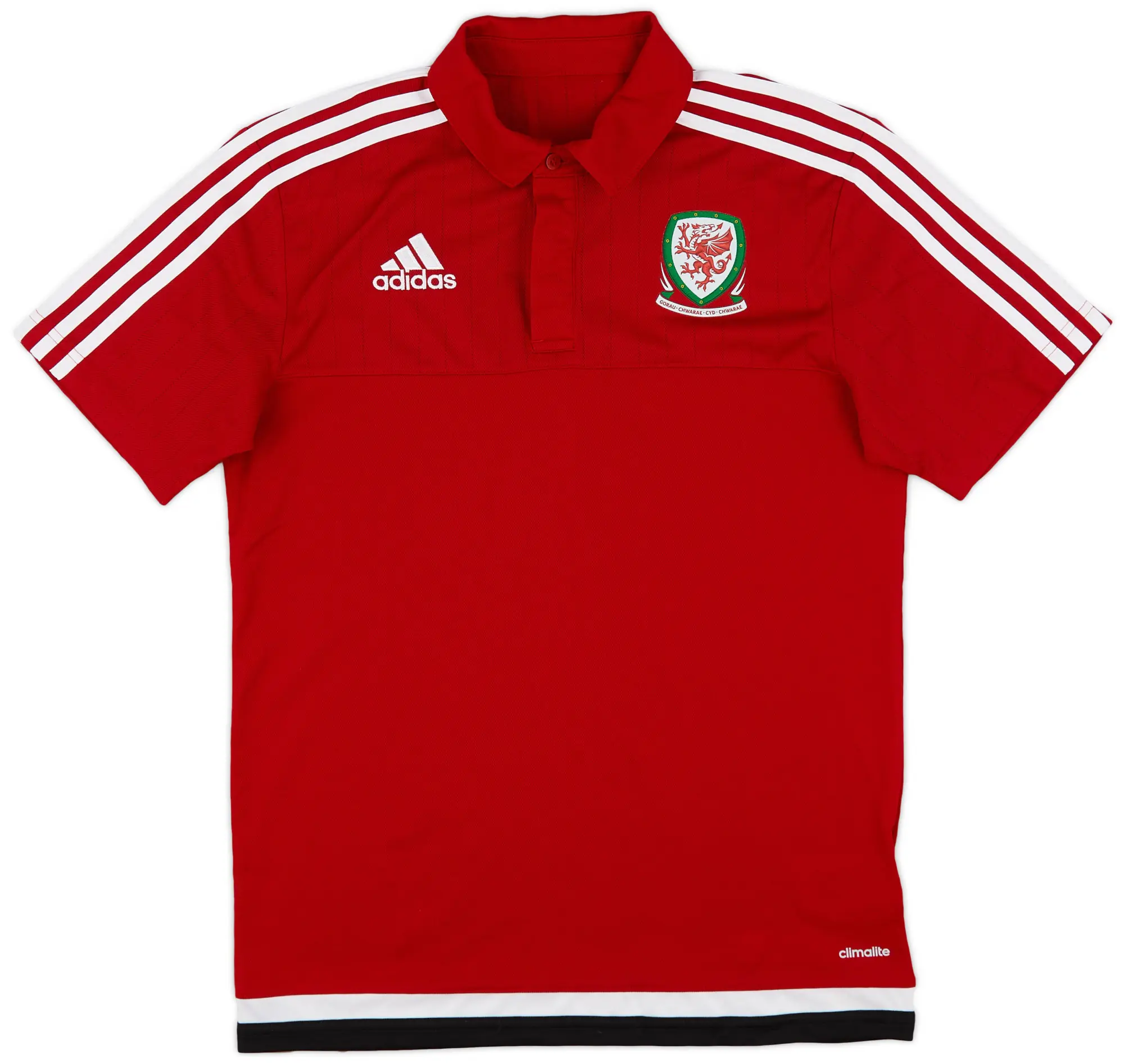 2016-17 Wales adidas Polo Shirt - 9/10 - (S)