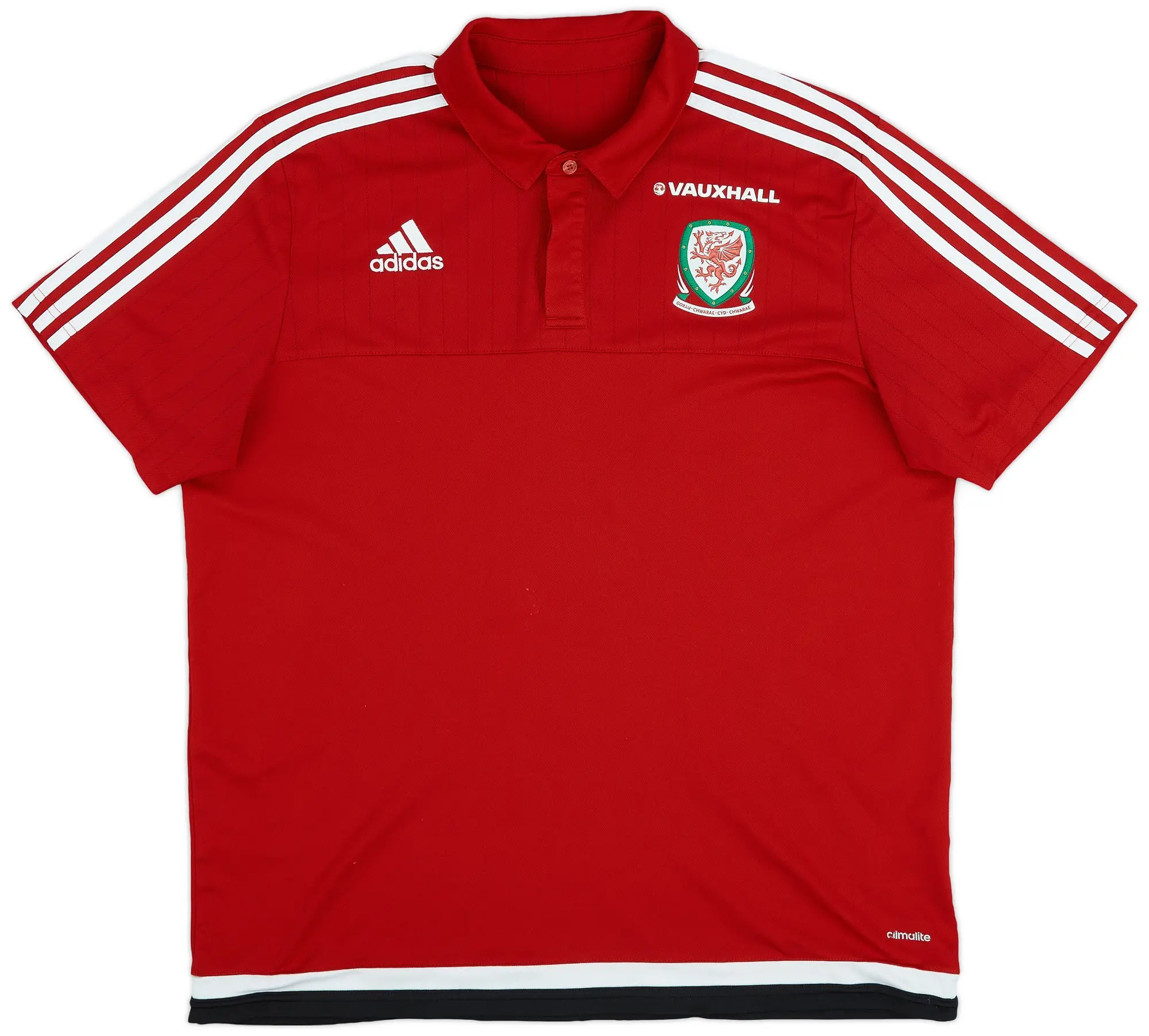 2016-17 Wales adidas Polo Shirt - 8/10 - (XL)