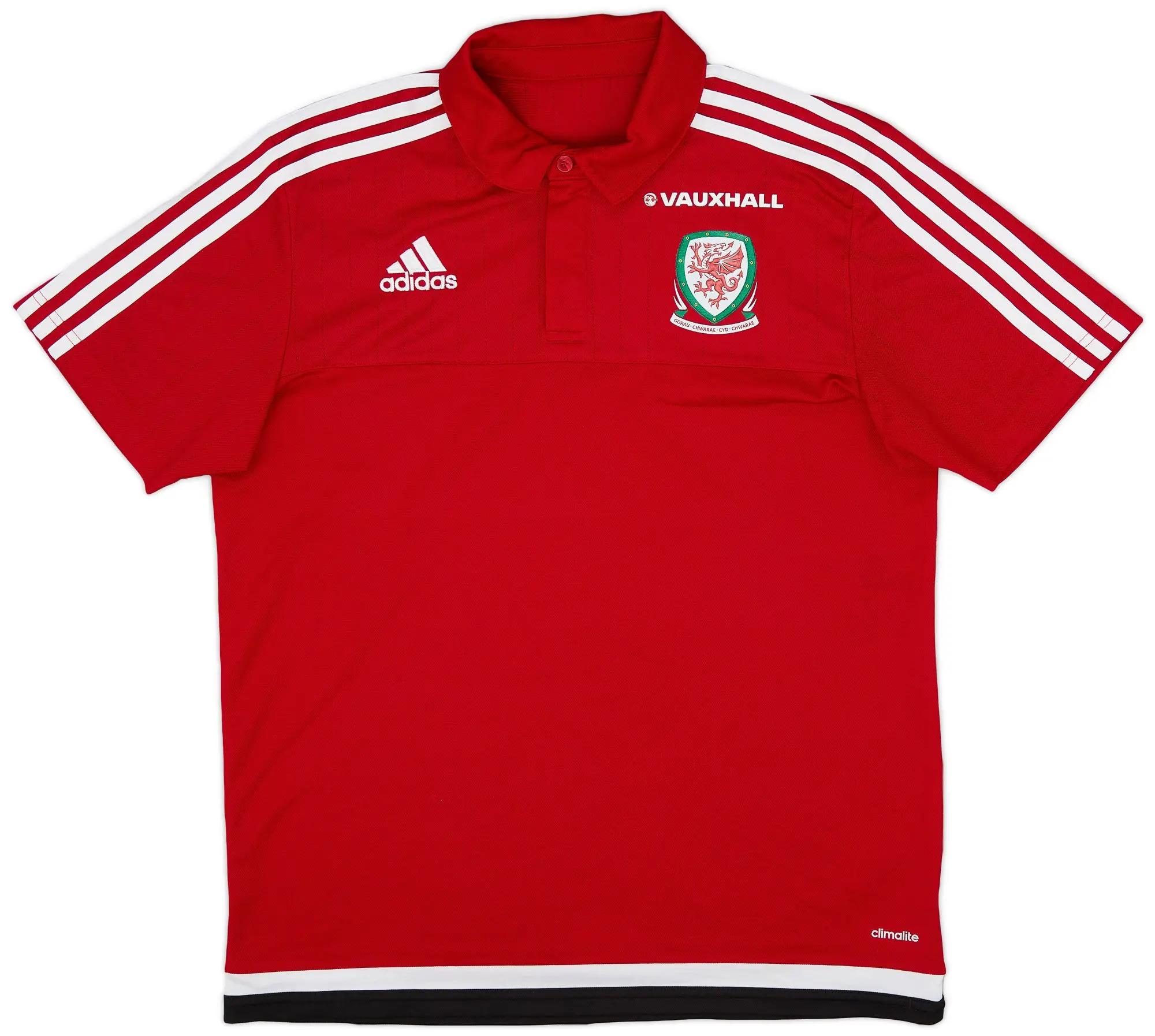 2016-17 Wales adidas Polo Shirt - 9/10 - (M)