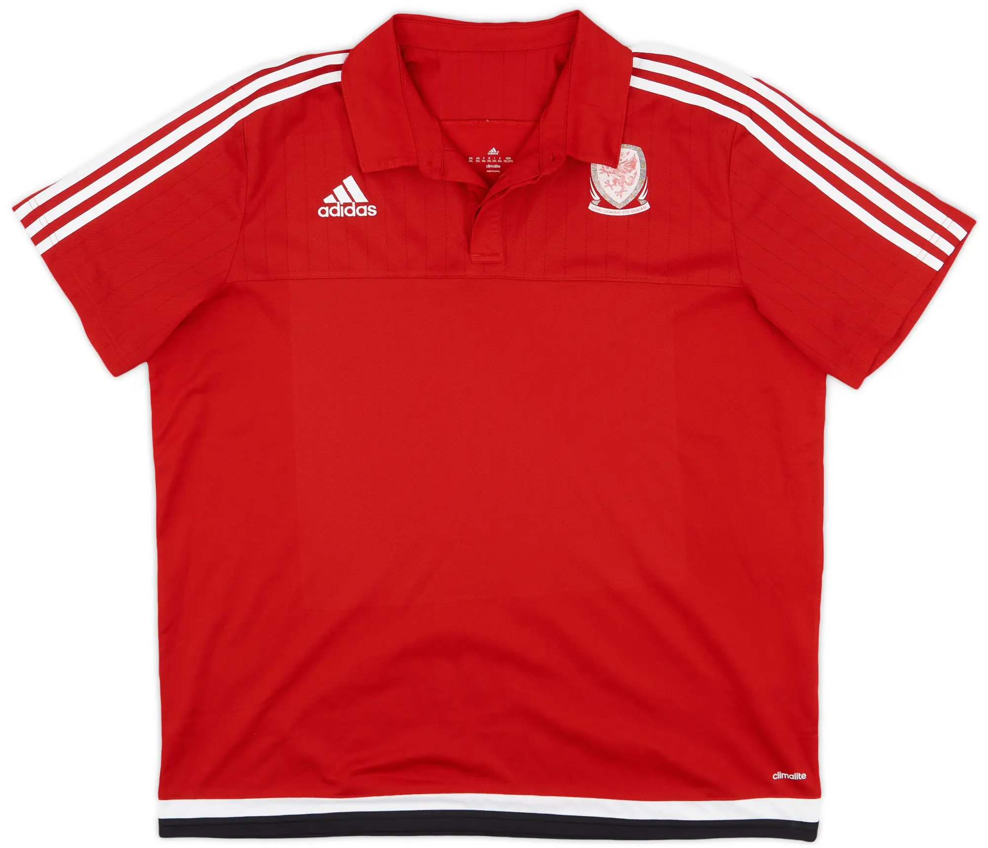 2016-17 Wales adidas Polo Shirt - 8/10 - (XXL)