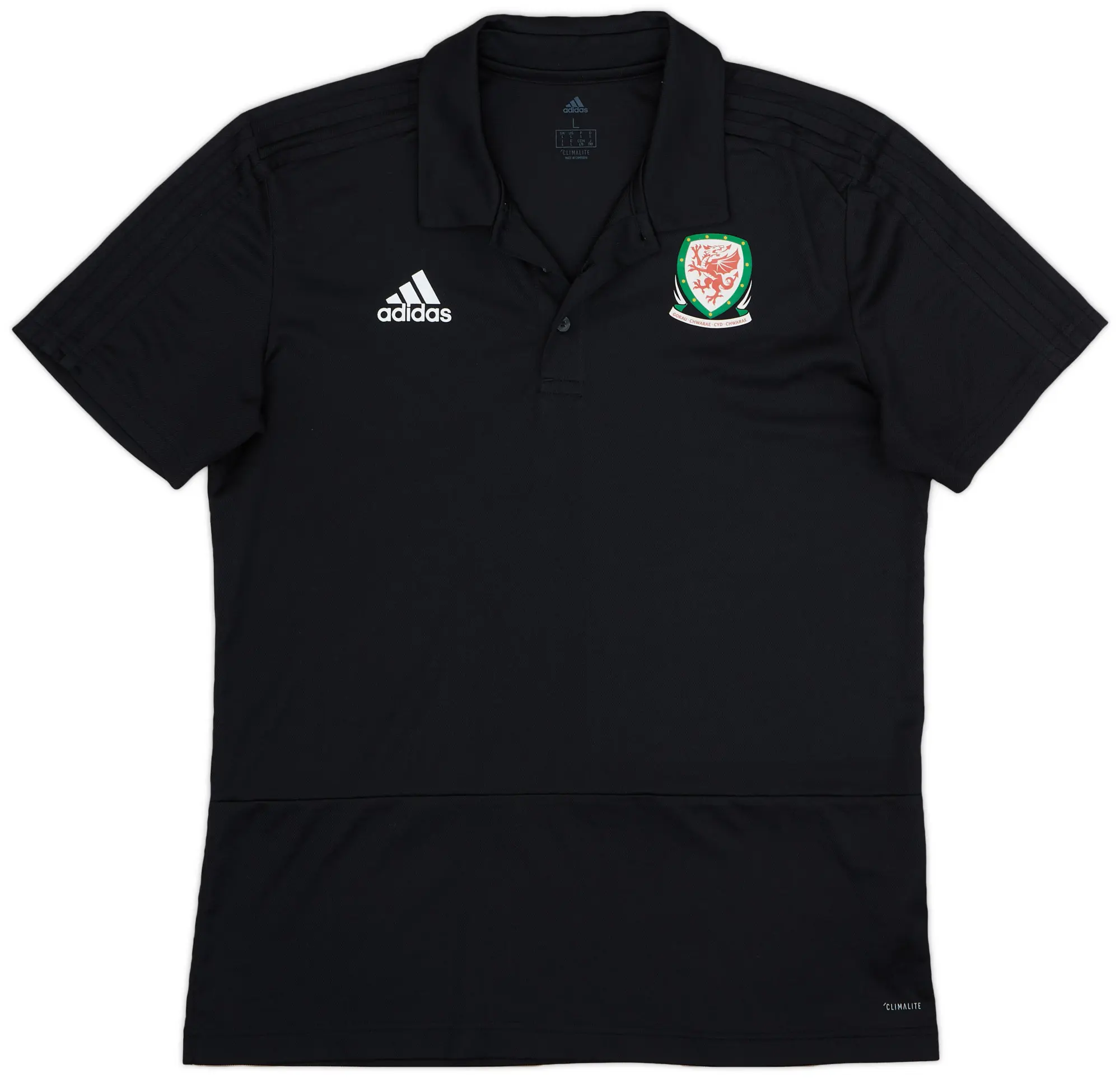 2018-19 Wales adidas Polo Shirt - 10/10 - (L)