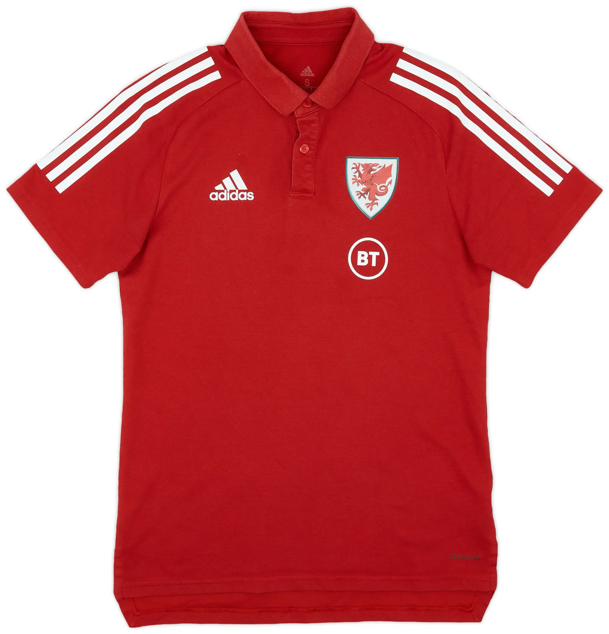 2019-20 Wales adidas Polo Shirt - 9/10 - (S)