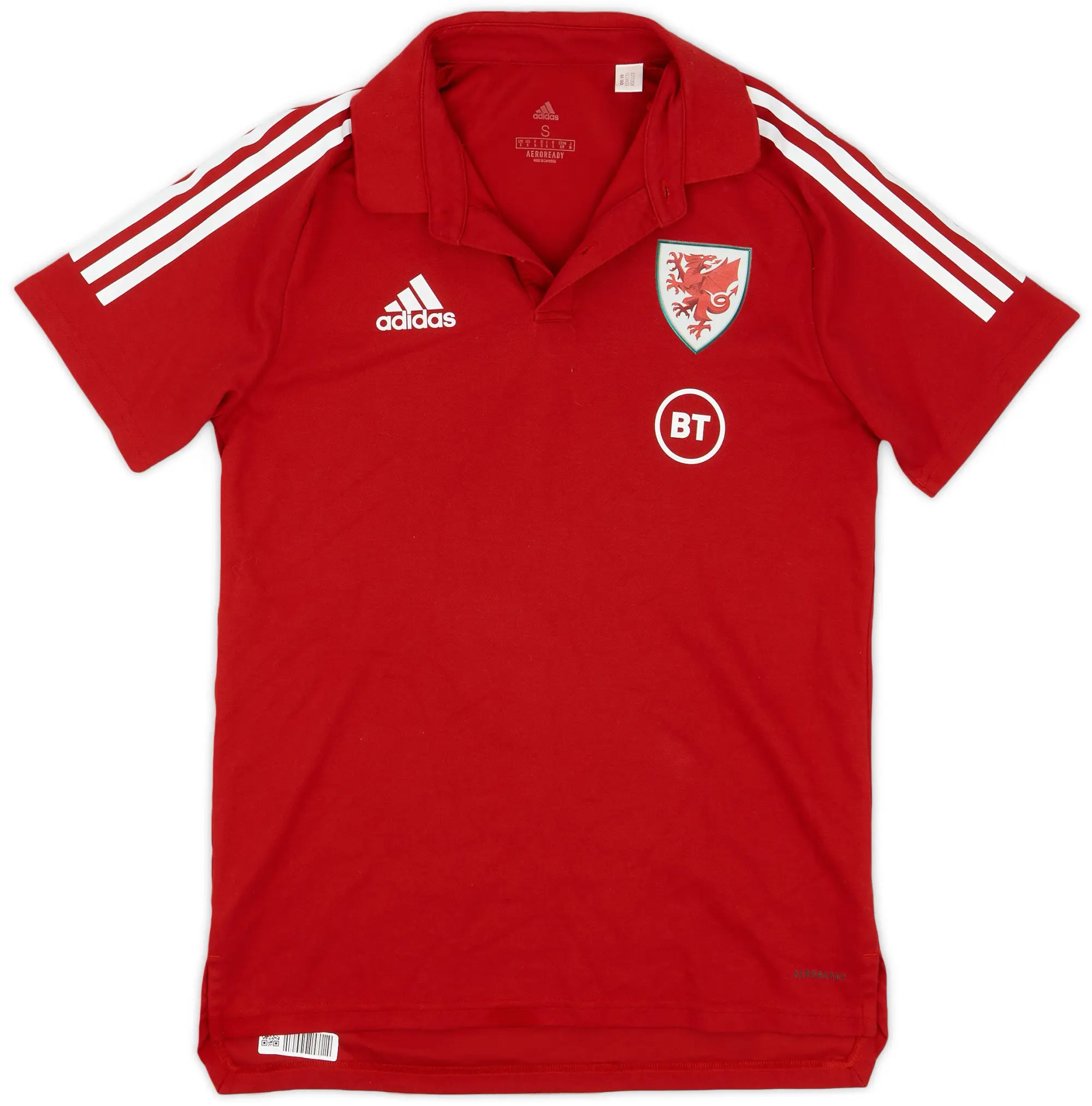 2019-20 Wales adidas Polo Shirt - 9/10 - (S)