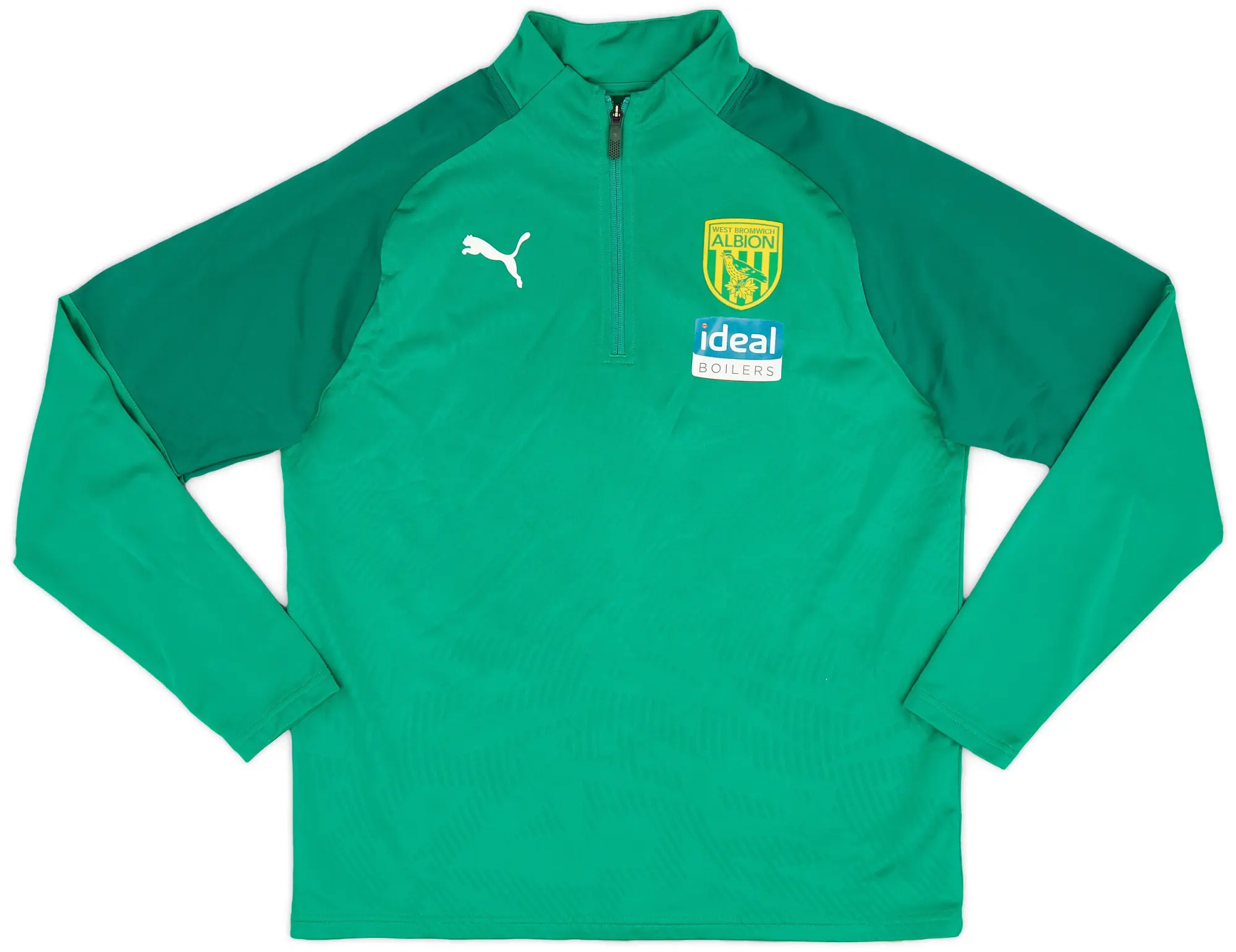 2018-19 West Brom Puma 1/4 Zip Training Top - 9/10 - (L)