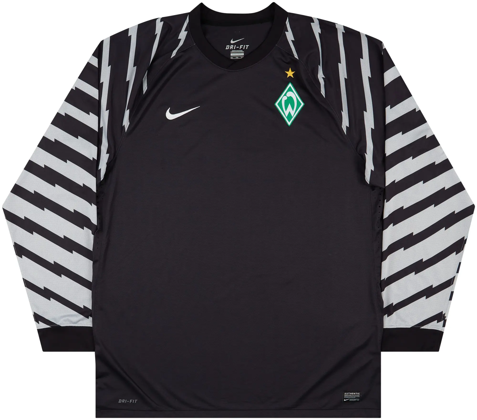 Nike 2010-11 Werder Bremen Player Issue GK Shirt - 9/10 - (XXL)