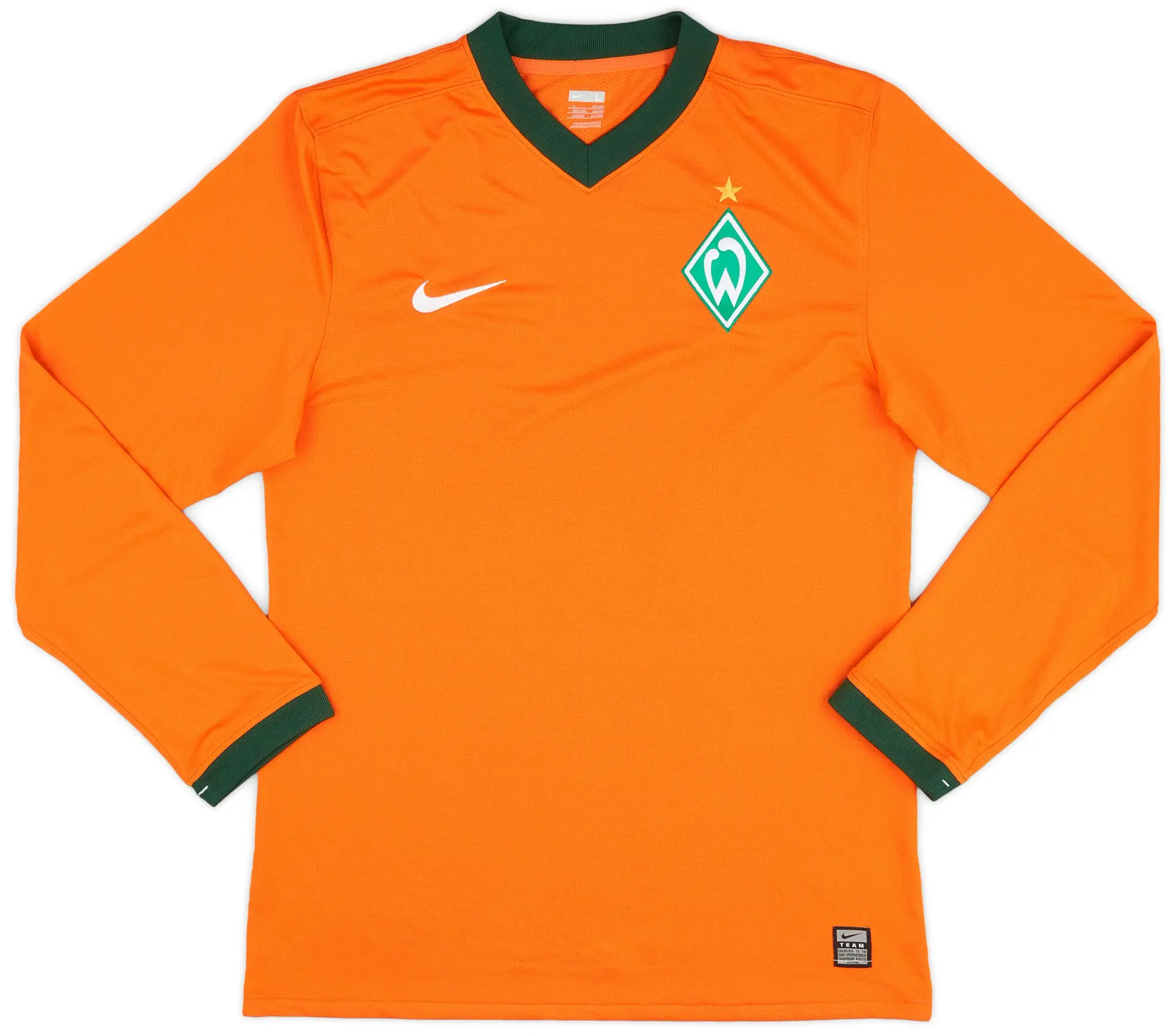 Nike 2009-10 Werder Bremen Player Issue Third L/S Shirt - 8/10 - (L)