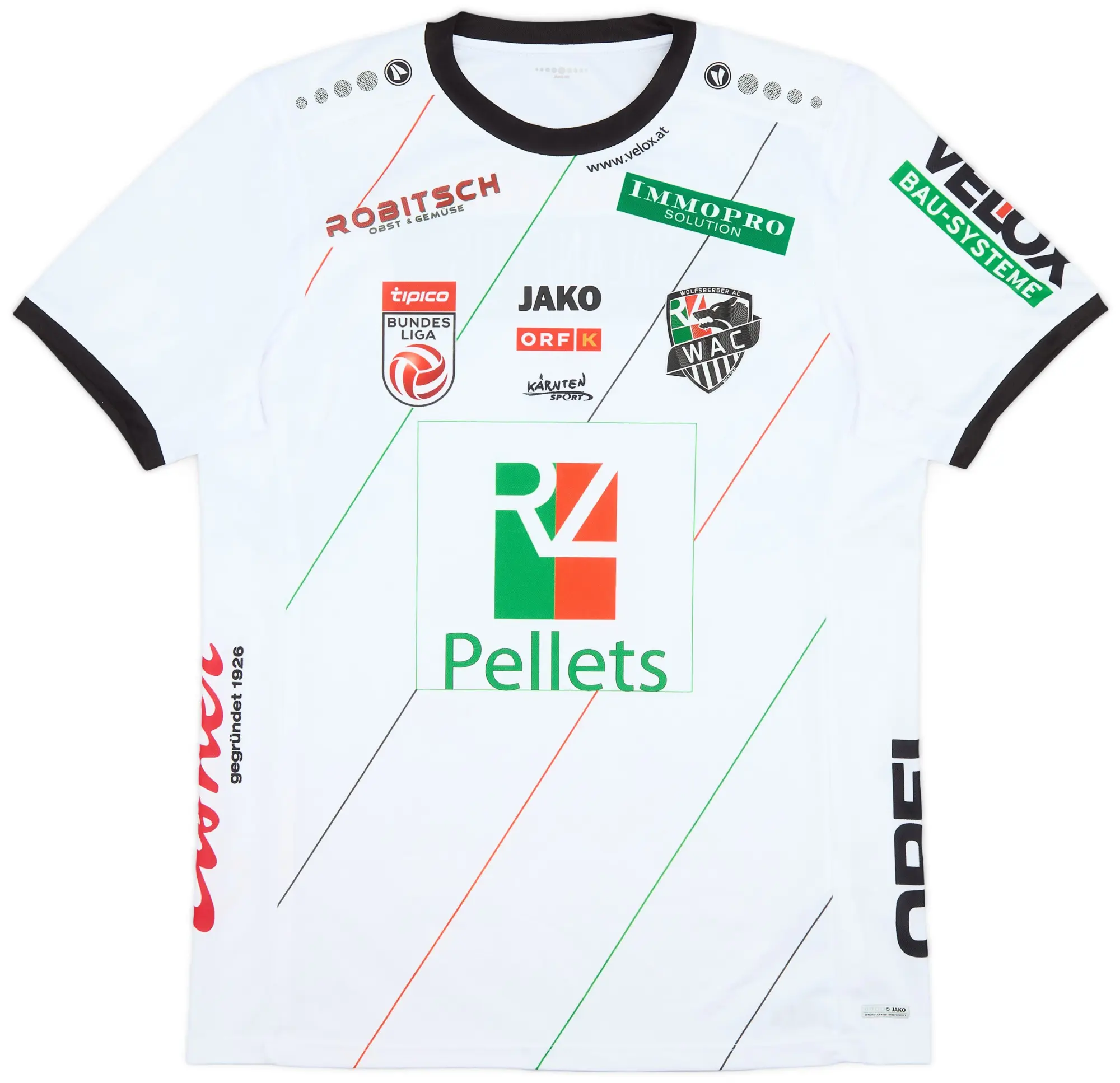 Jako 2019-20 Wolfsberger AC Home Shirt - 9/10 - (L)