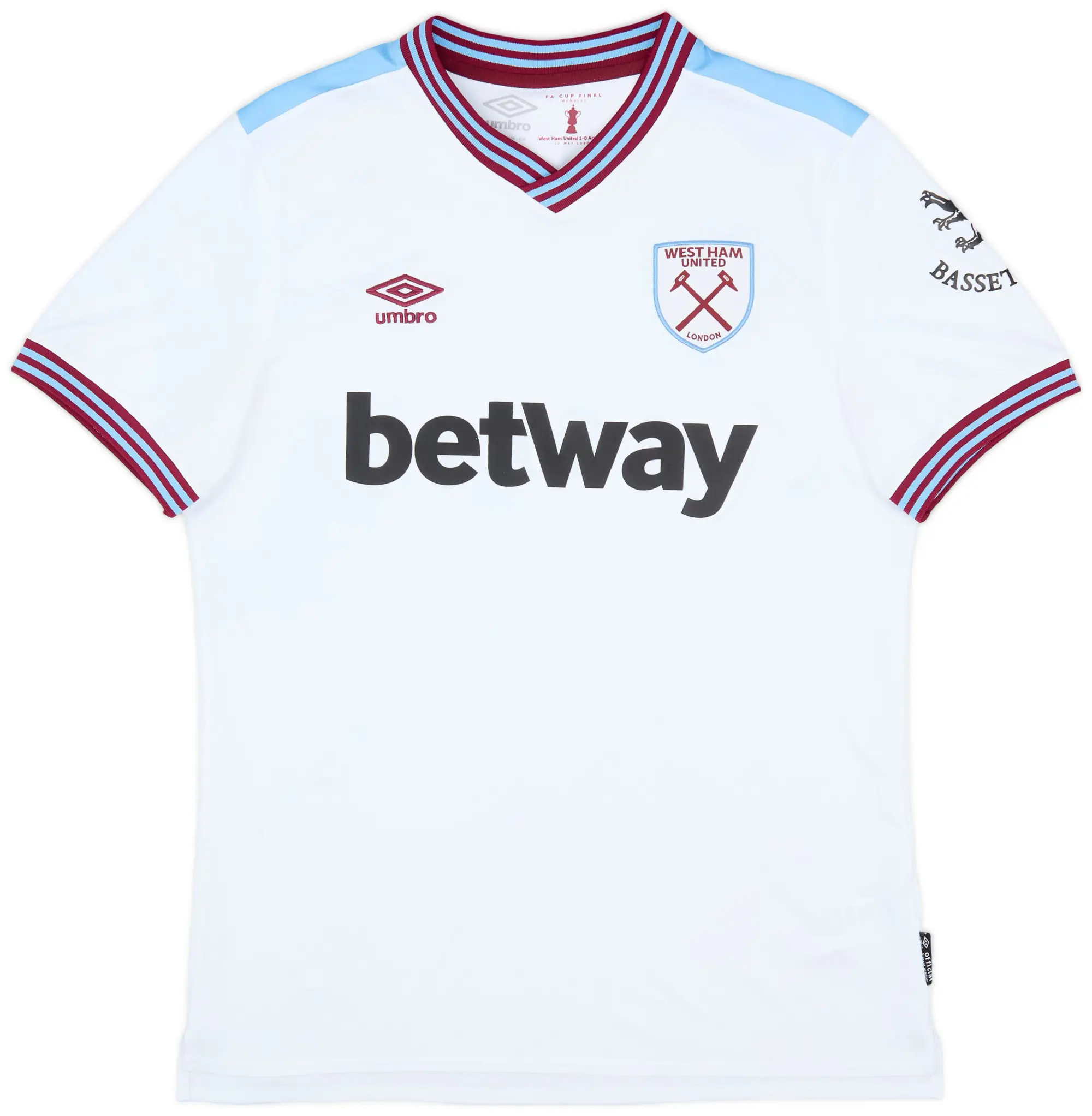 Umbro 2019-20 West Ham Away Shirt - 8/10 - (L)