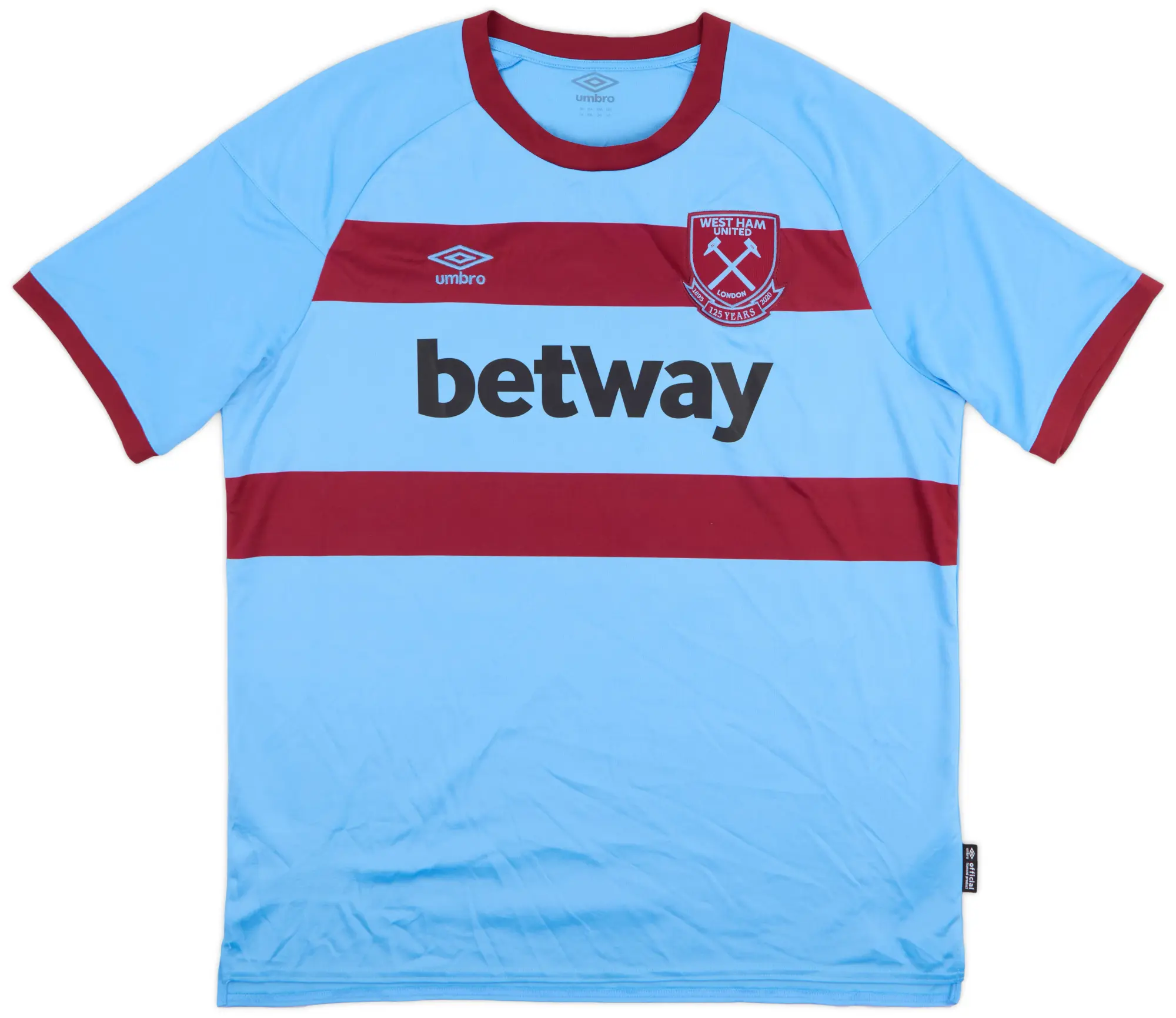 Umbro 2020-21 West Ham Away Shirt - 8/10 - (XXL)