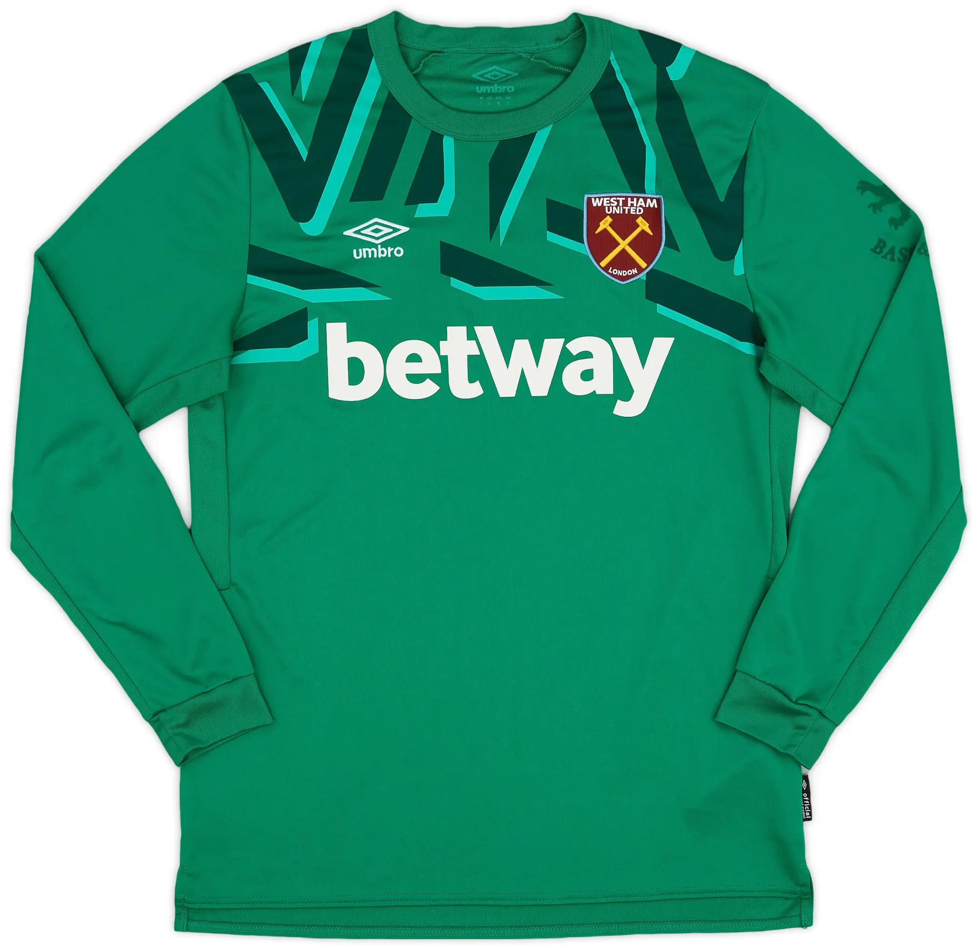 Umbro 2019-20 West Ham GK Shirt - 9/10 - (L)