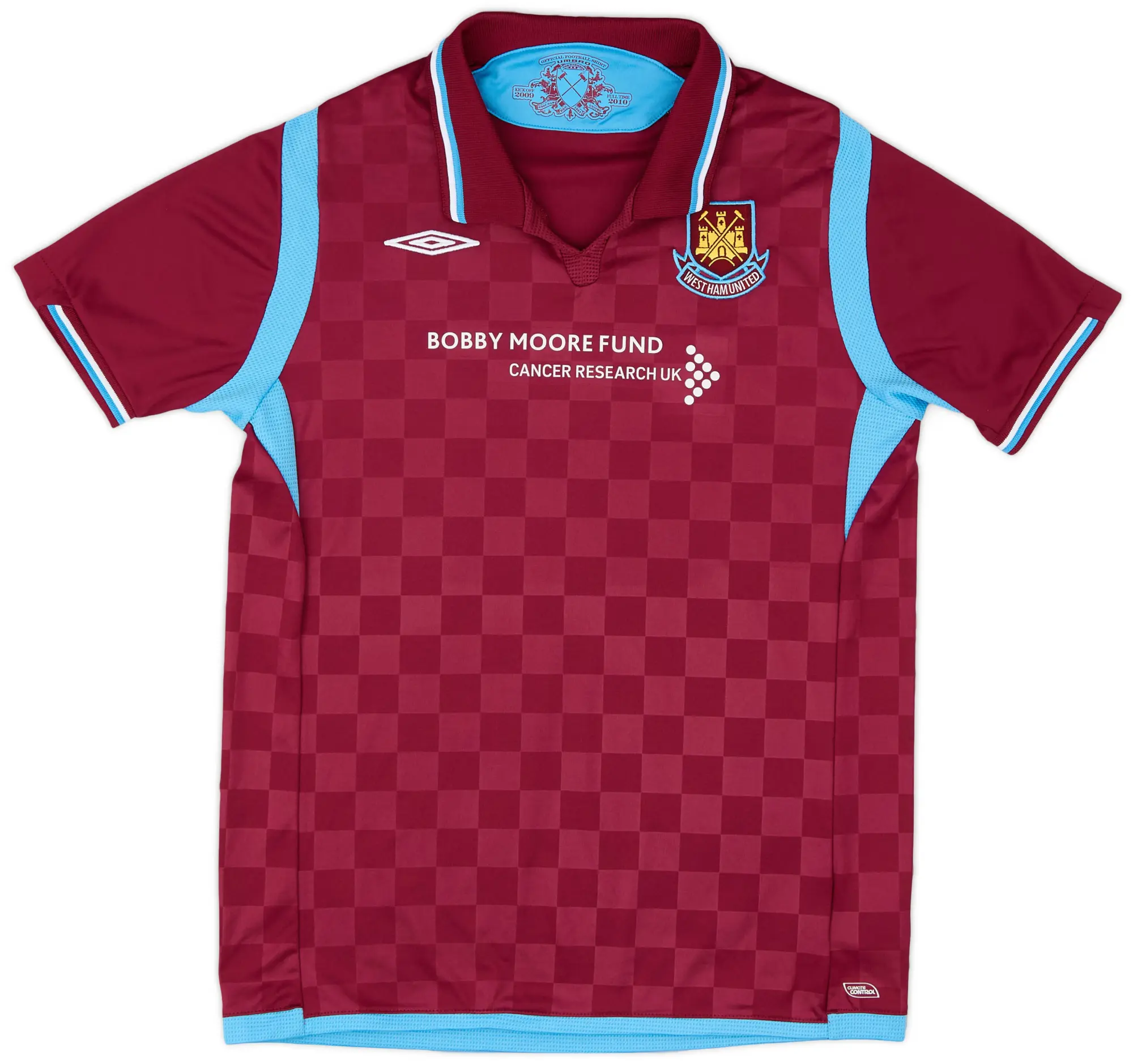 Umbro 2009-10 West Ham Home Shirt - 9/10 - (XL.Boys)