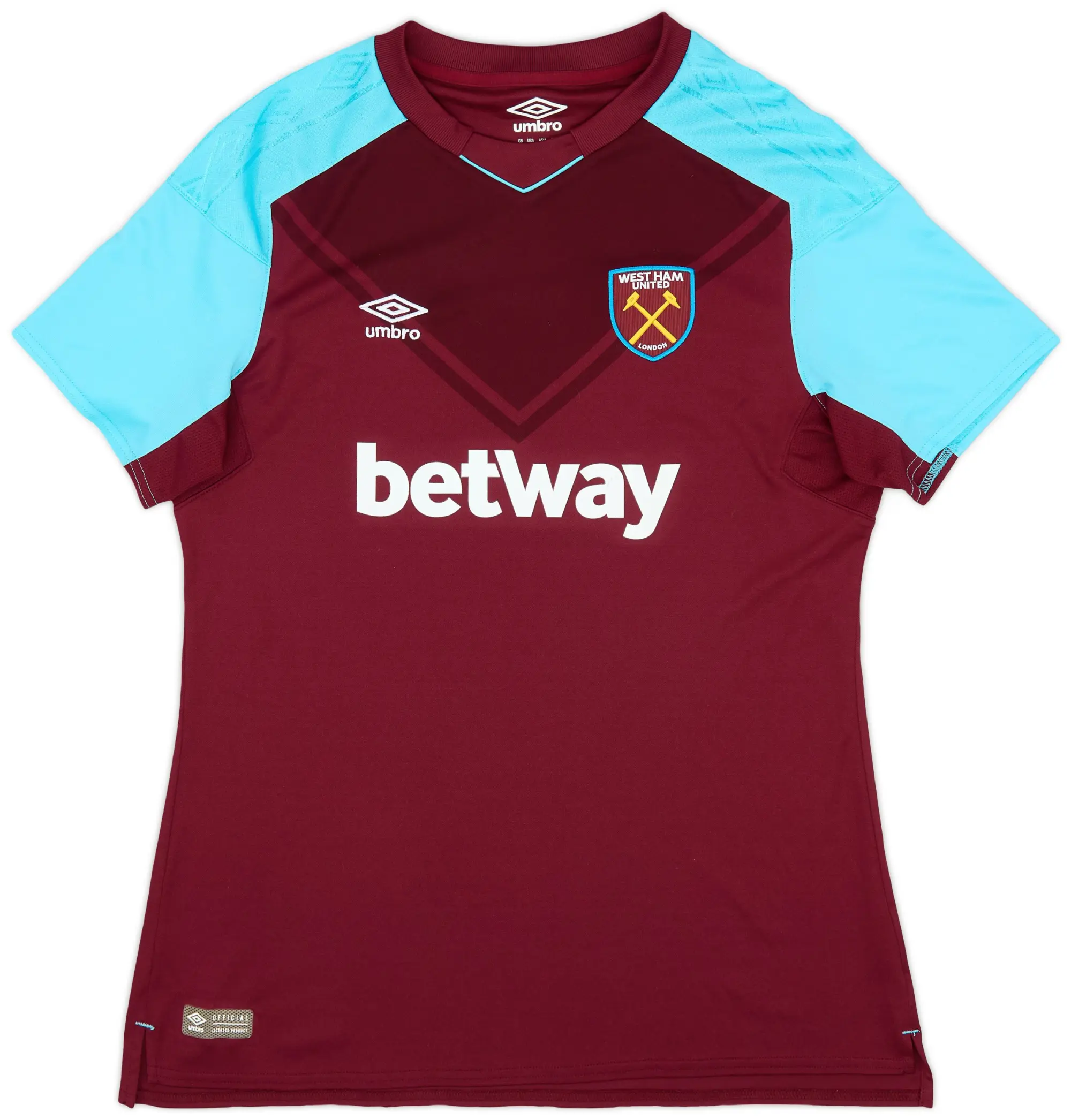 Umbro 2017-18 West Ham Home Shirt - 9/10 - (Women's L)