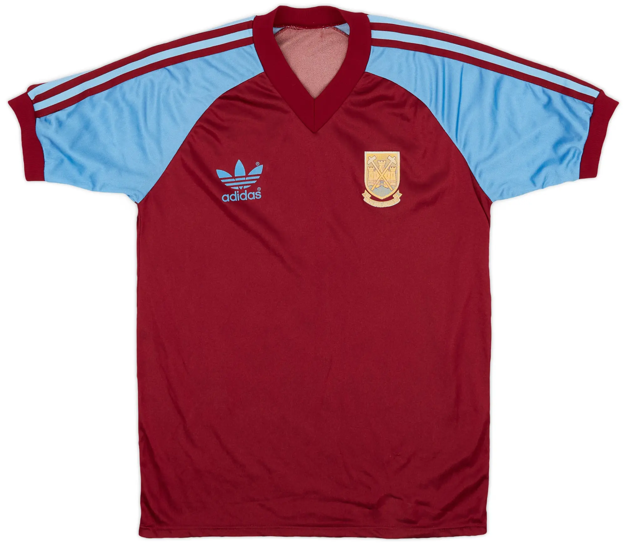 adidas 1980-83 West Ham Home Shirt - 7/10 - (S)