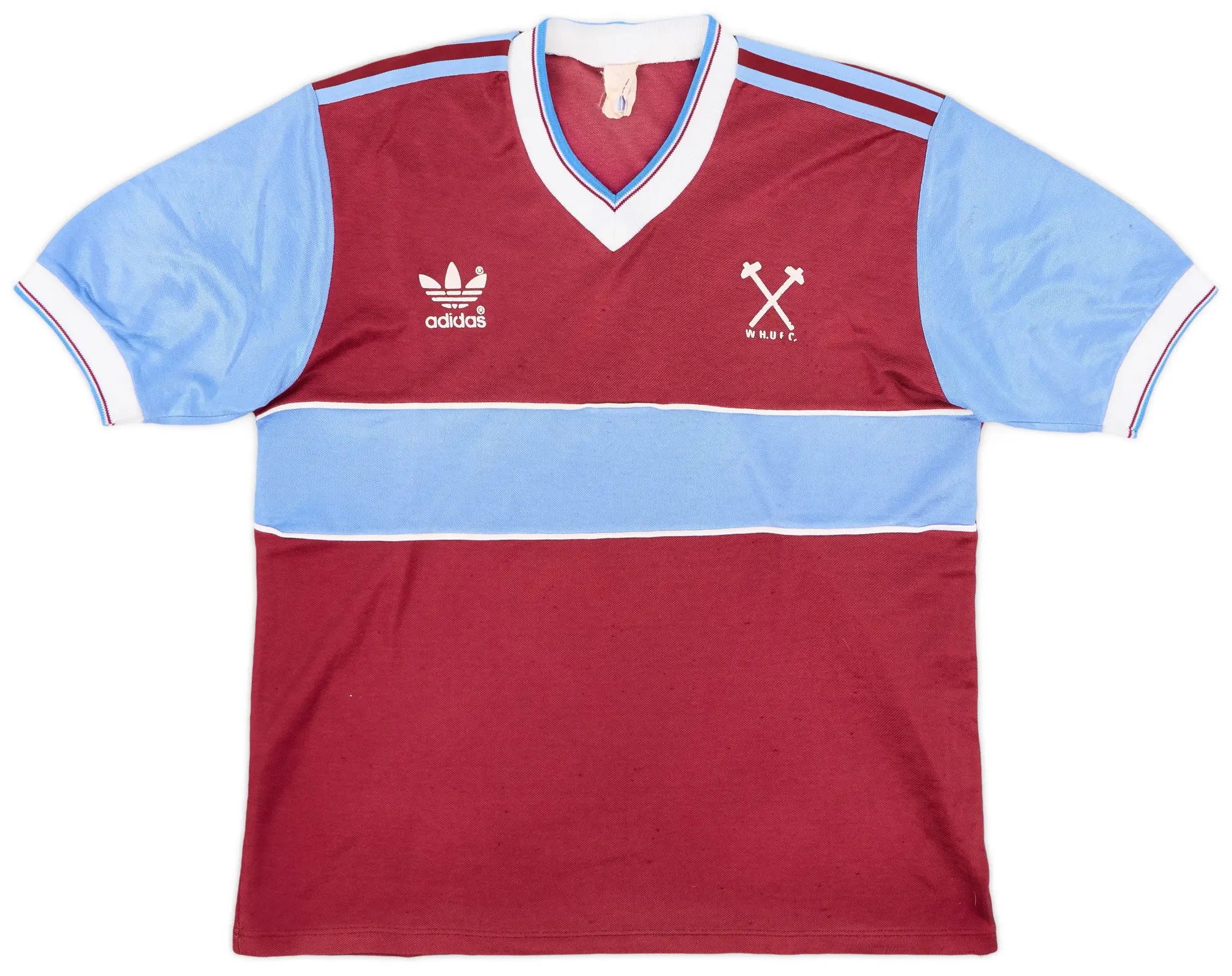 adidas 1983-85 West Ham Home Shirt - 7/10 - (M)