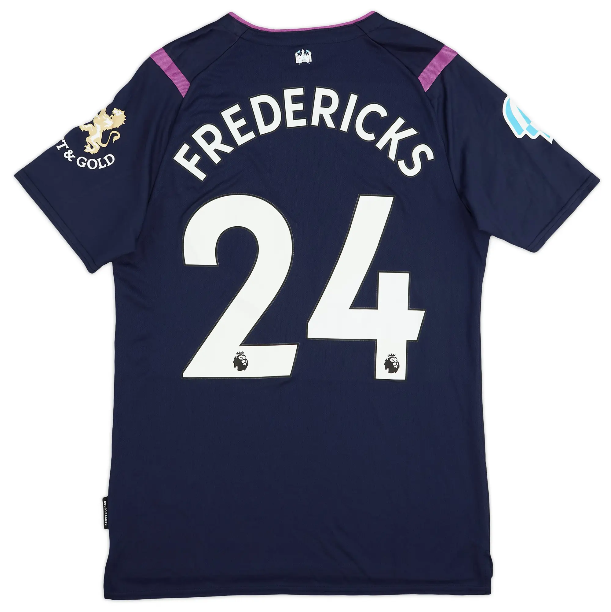 Umbro 2019-20 West Ham Match Issue Third Shirt Fredericks #24