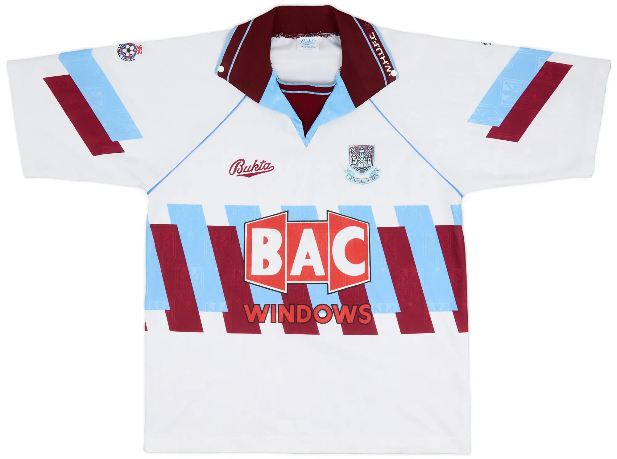 Bukta 1991-92 West Ham Third Shirt - 6/10 - (S)