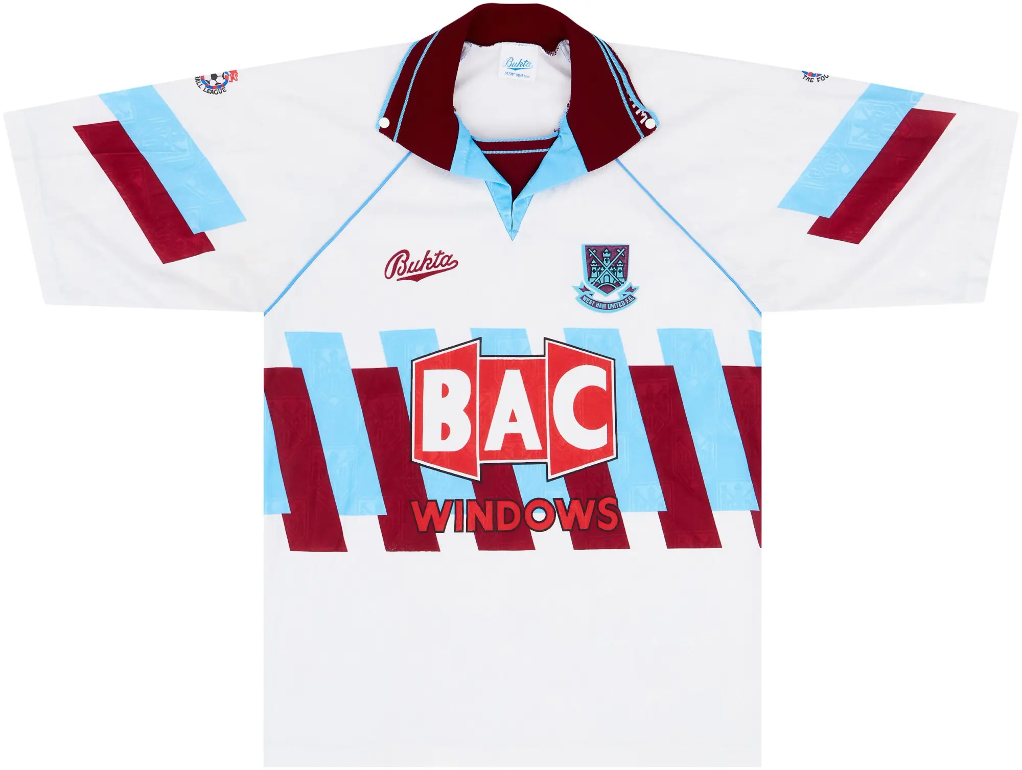 Bukta 1991-92 West Ham Third Shirt - 9/10 - (S)